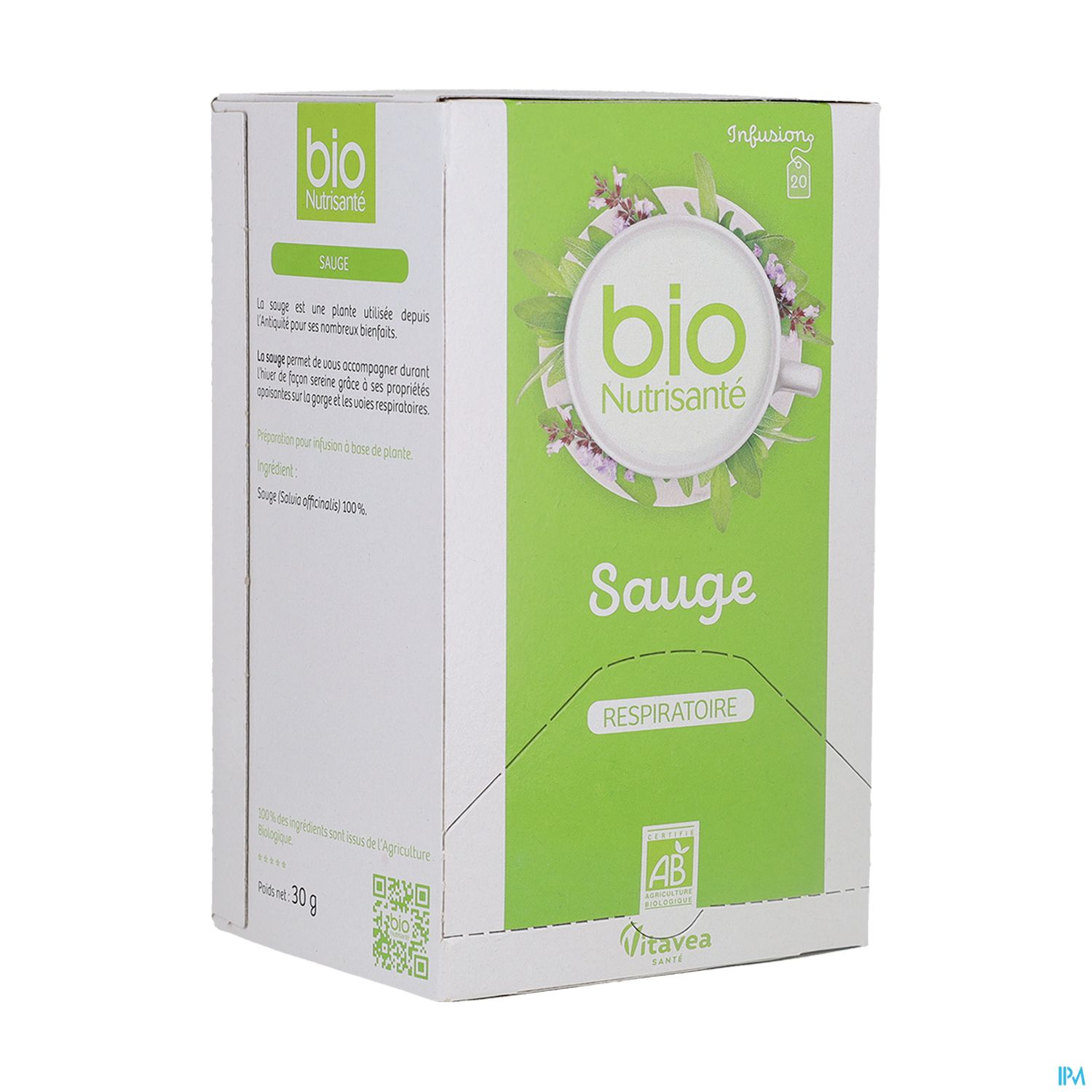 Vitavea Bionutrisante Infusion Sauge Sachet 20