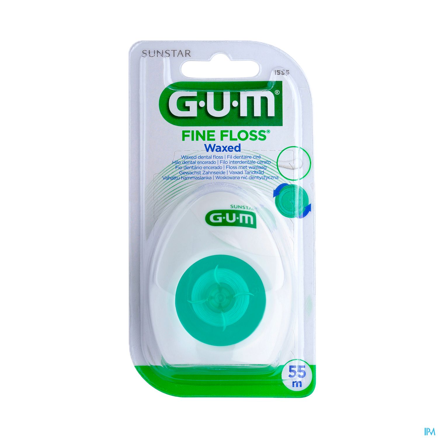 GUM FIL DENT FINE FLOSS CIRE 1555