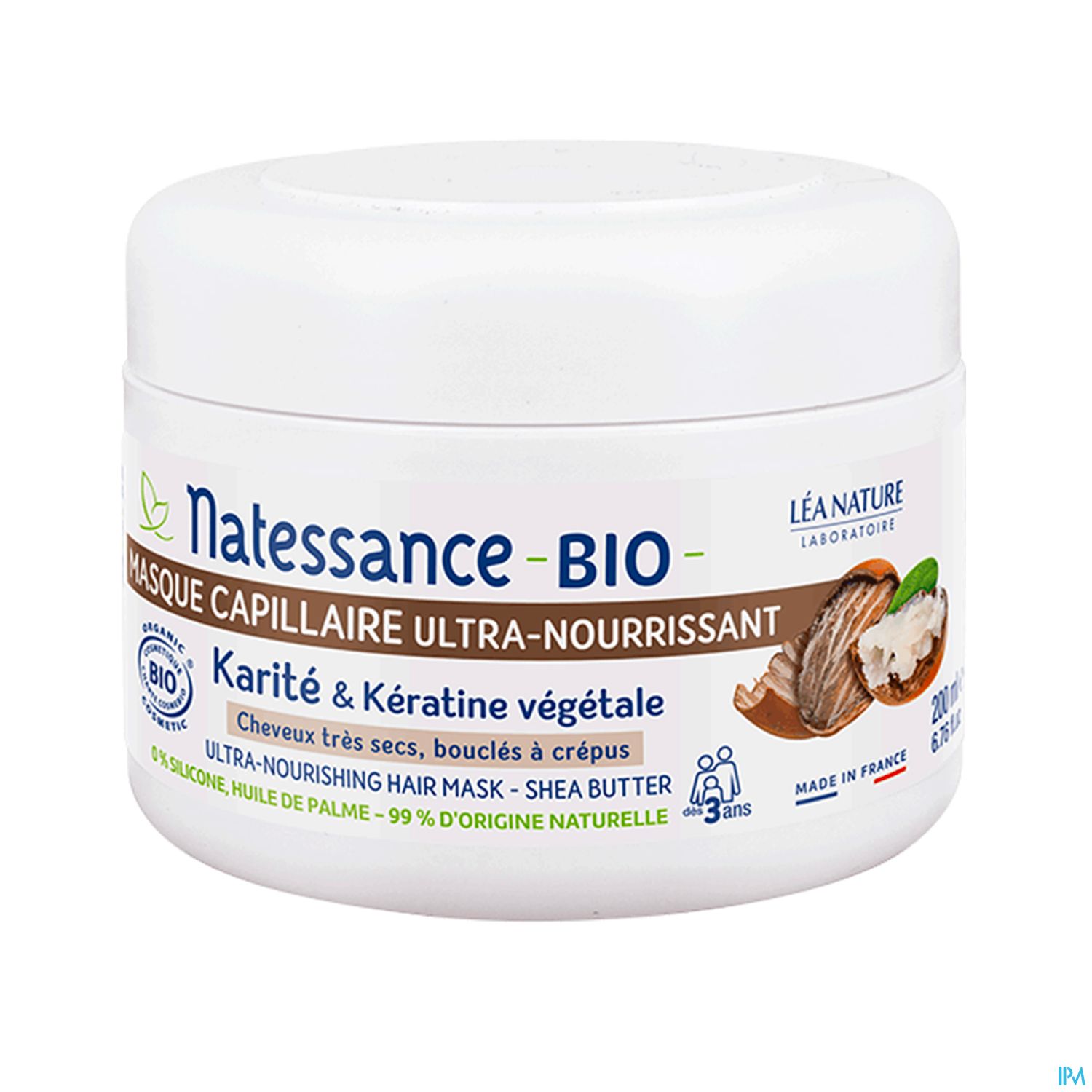 NATESSANCE MASQ KARITE/KERAT 200ML