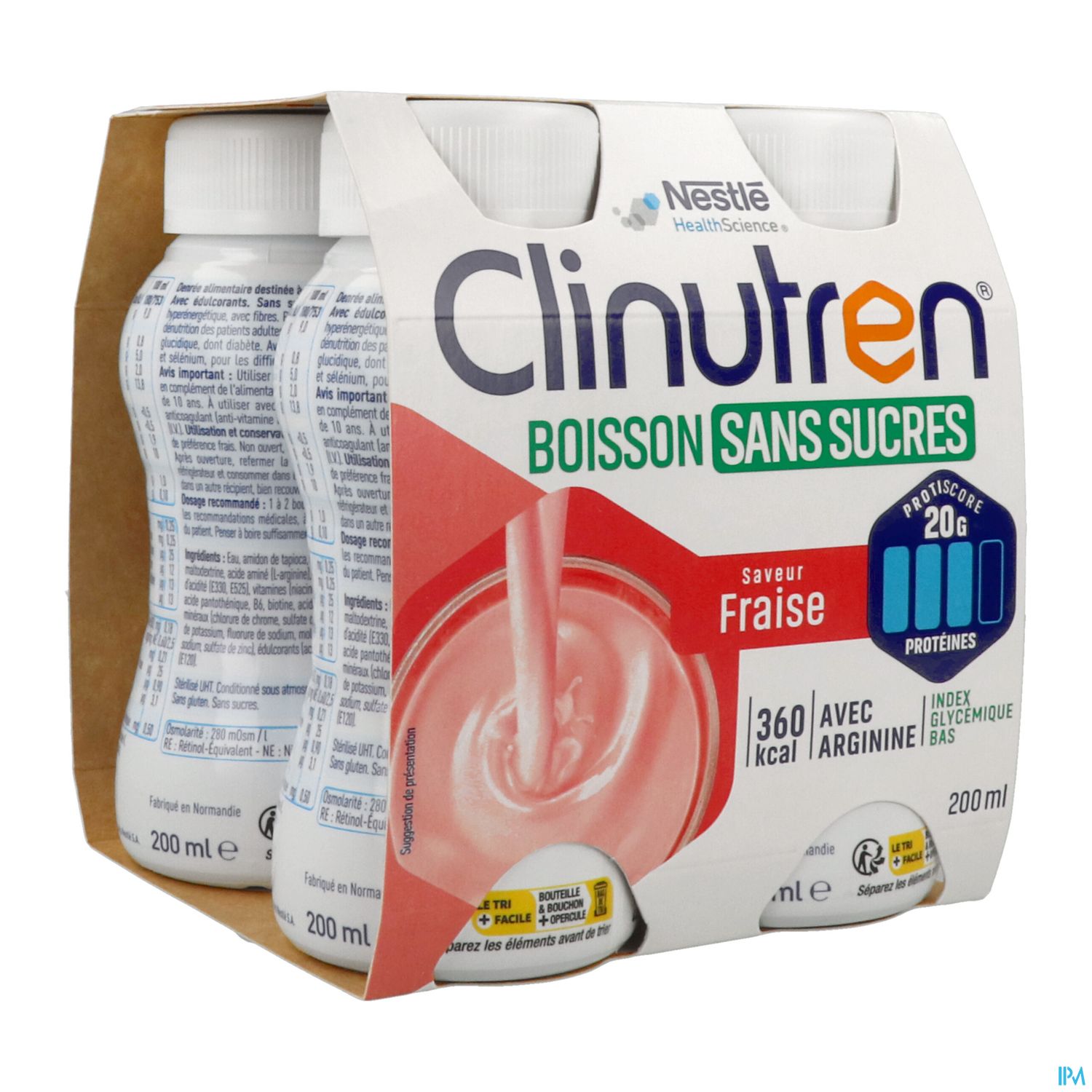 CLINUTREN BOIS S/SUCRE FRAIS 200X4 — Pharmacie Européenne 24/24 by Nexum