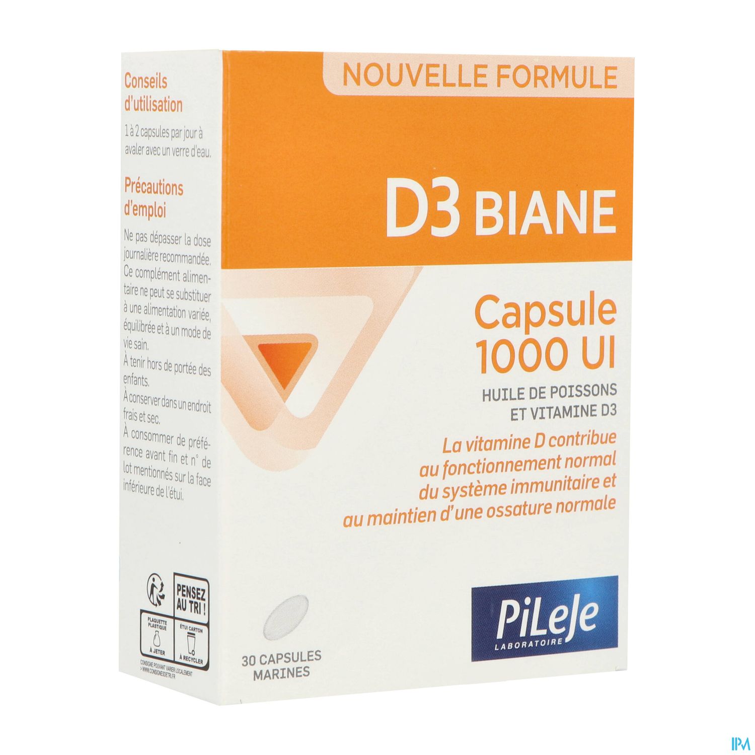 D3 BIANE 1000 UI CAPS 30