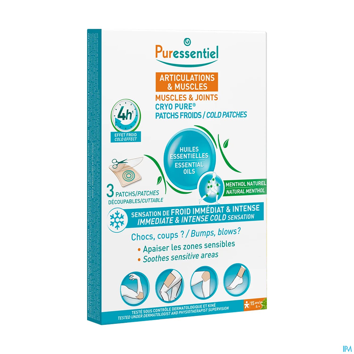 Puressentiel Patch Froid Cryo Pure Articulations Muscles X3