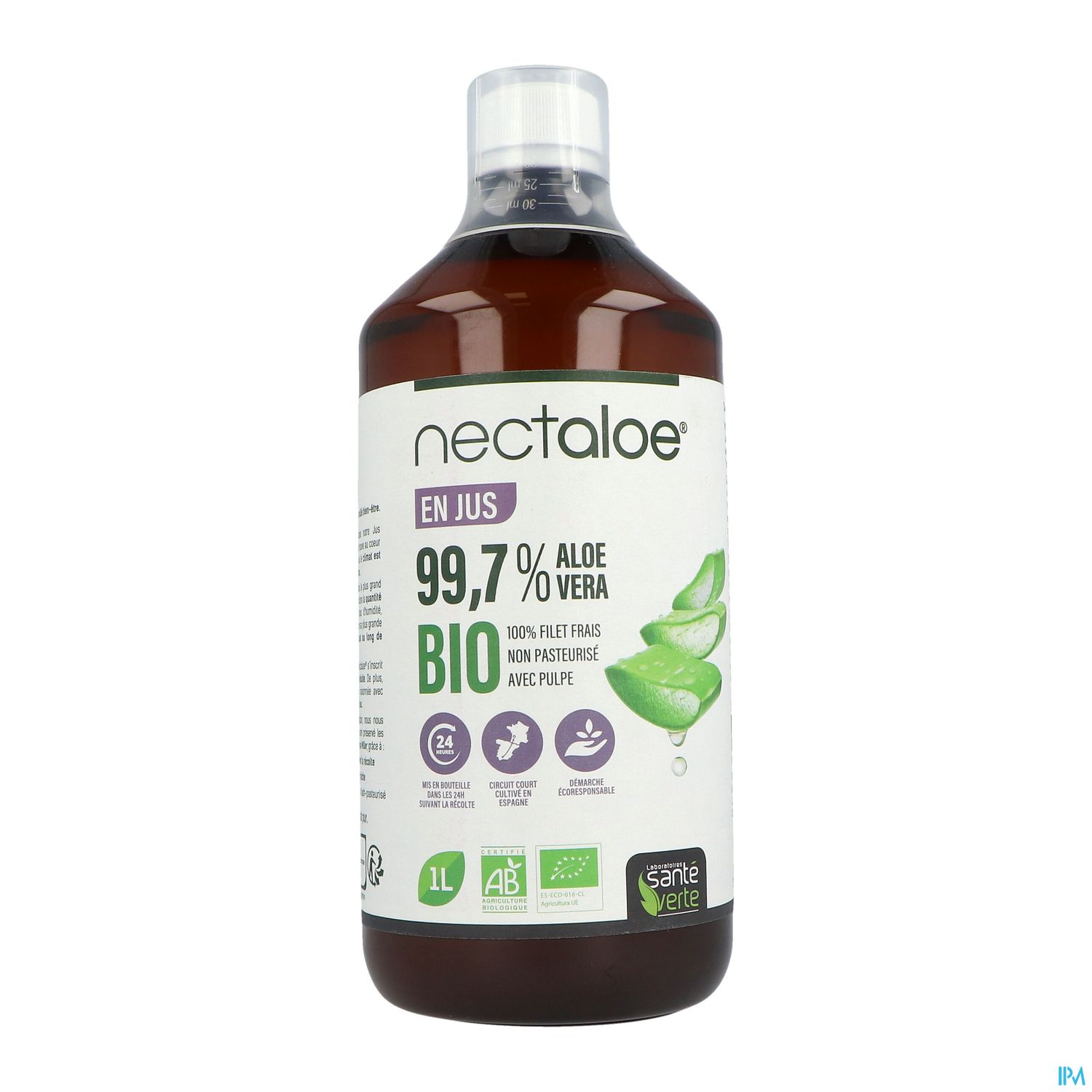 Sante Verte Nectaloe Jus Aloe Vera Bio 1l