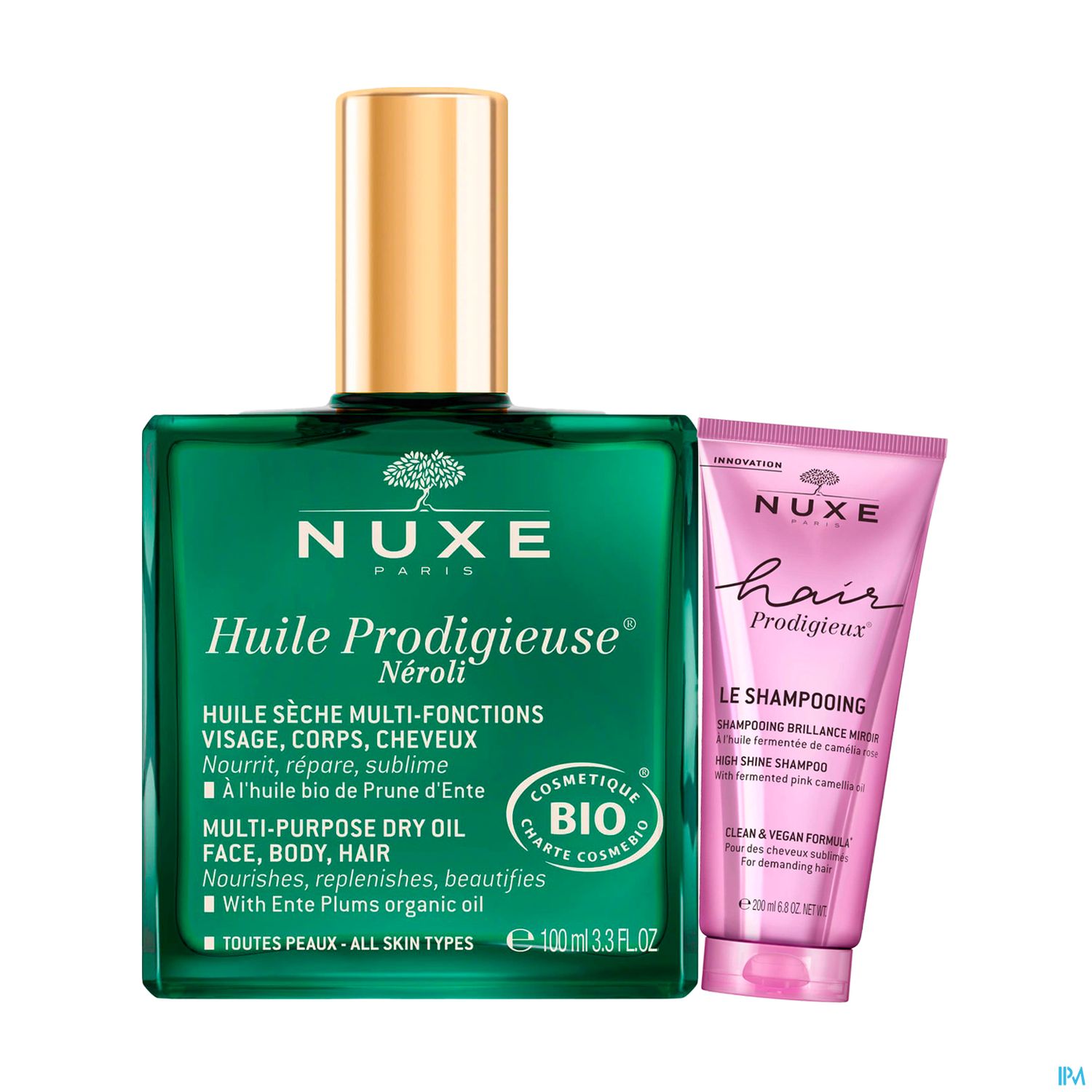 Nuxe Huile Prodigieuse Offre Portee Huile Prodigieuse Neroli 100ml + Hair Prodigieux Shamp 30ml