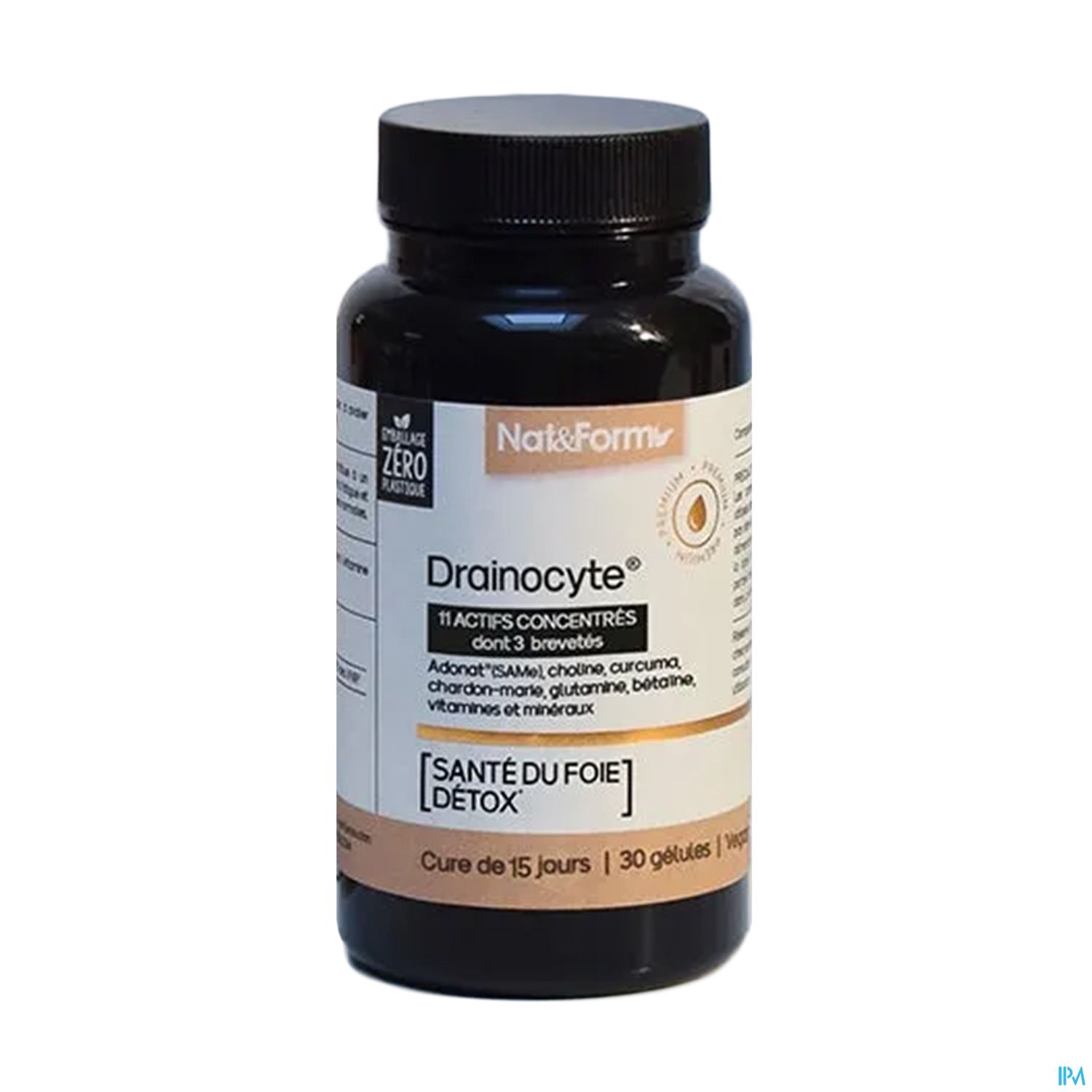 NAT&FORM DRAINOCYTE DETOX GELUL 30