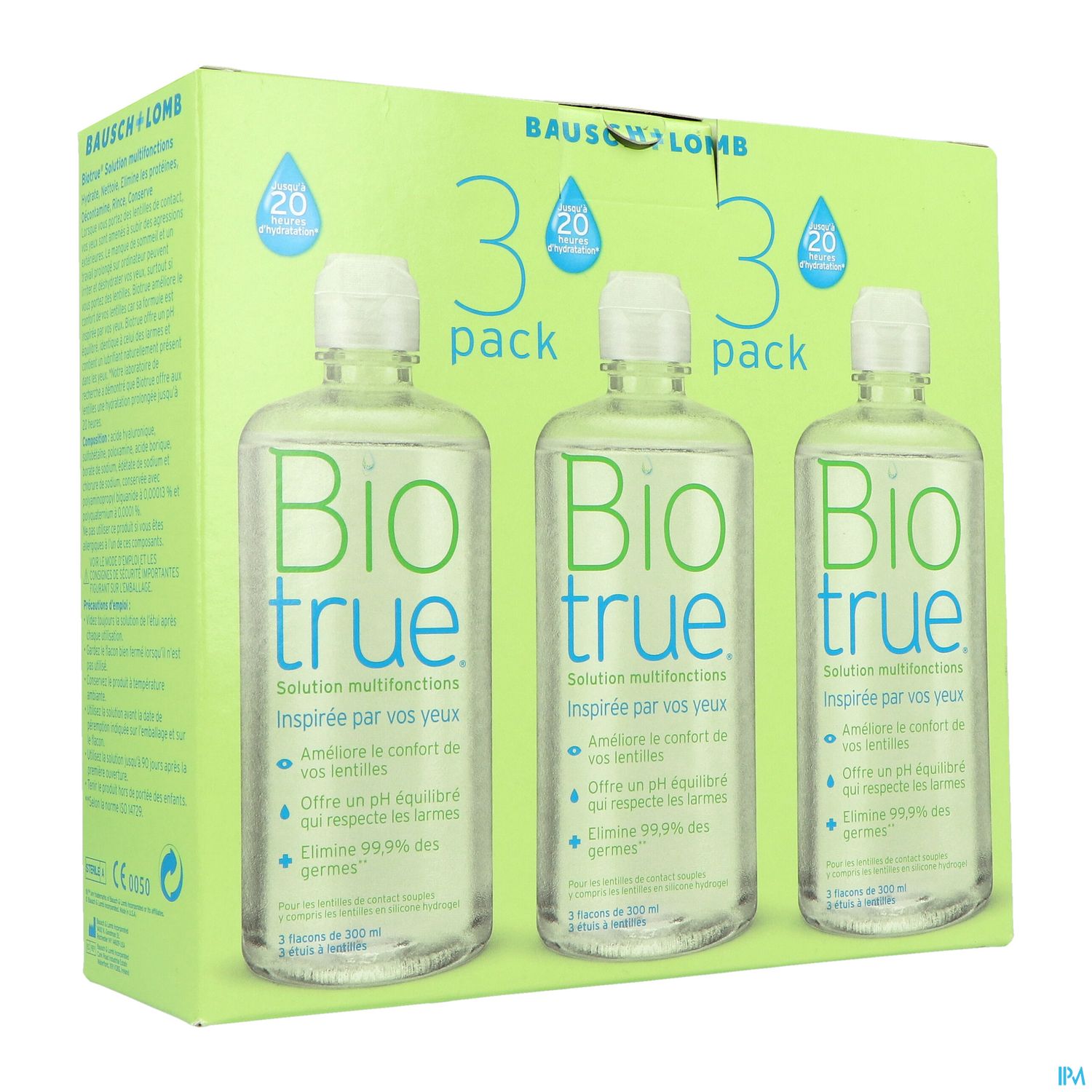 BIOTRUE MULTIF SOL LENTIL 300ML 3