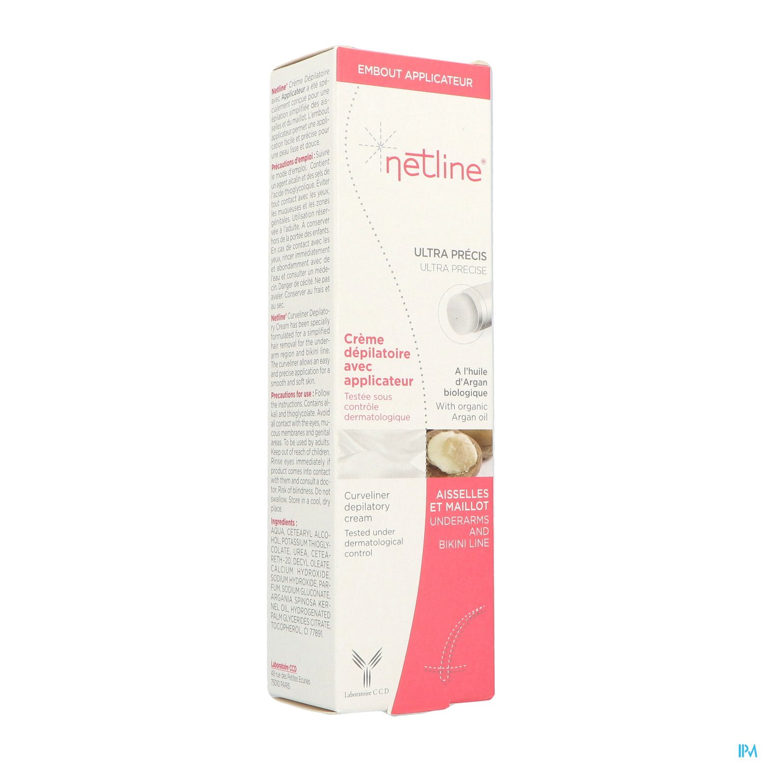 NETLINE CR DEPIL AIS/MAI 100ML