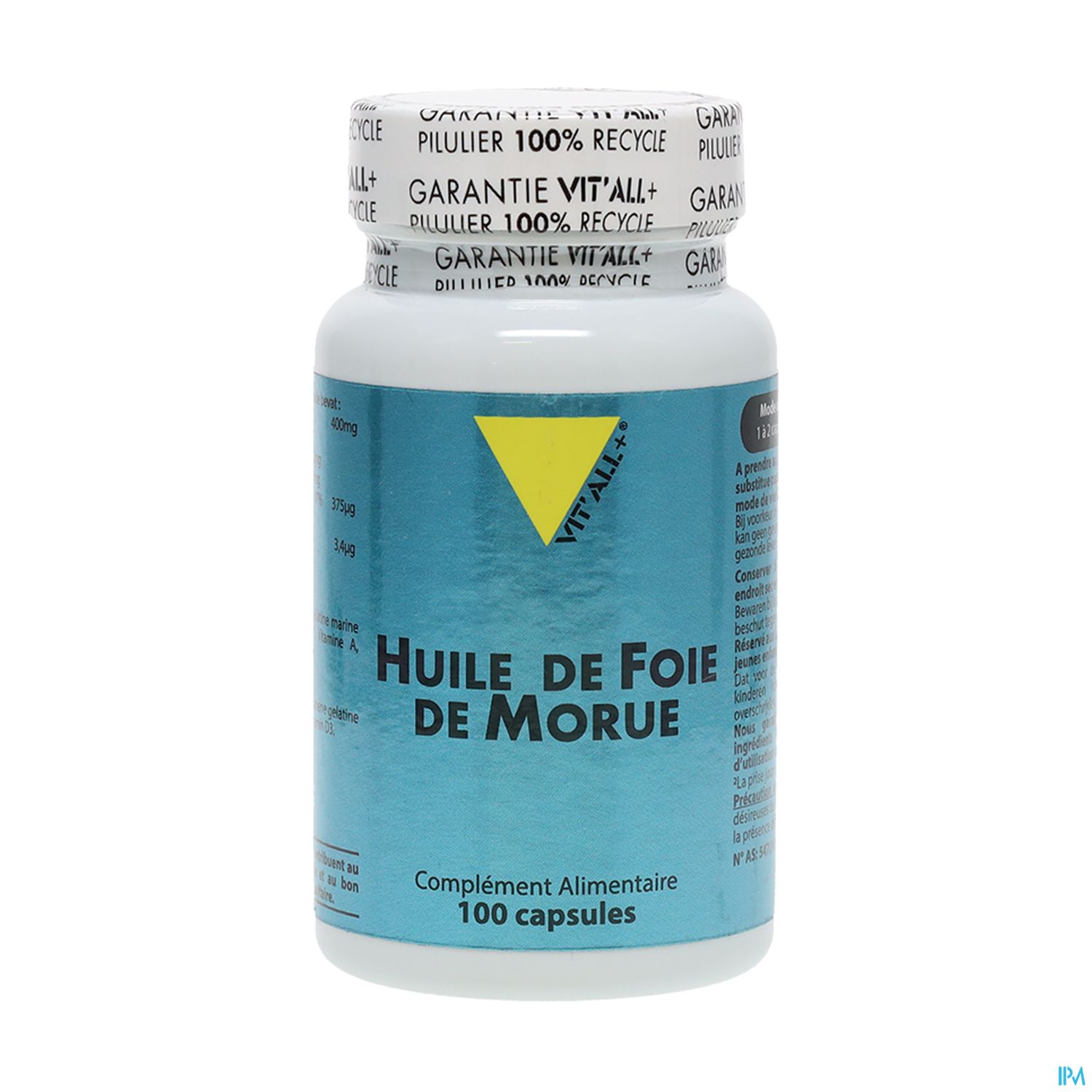 VIT ALL+ HLE FOIE MORUE CAPS 100