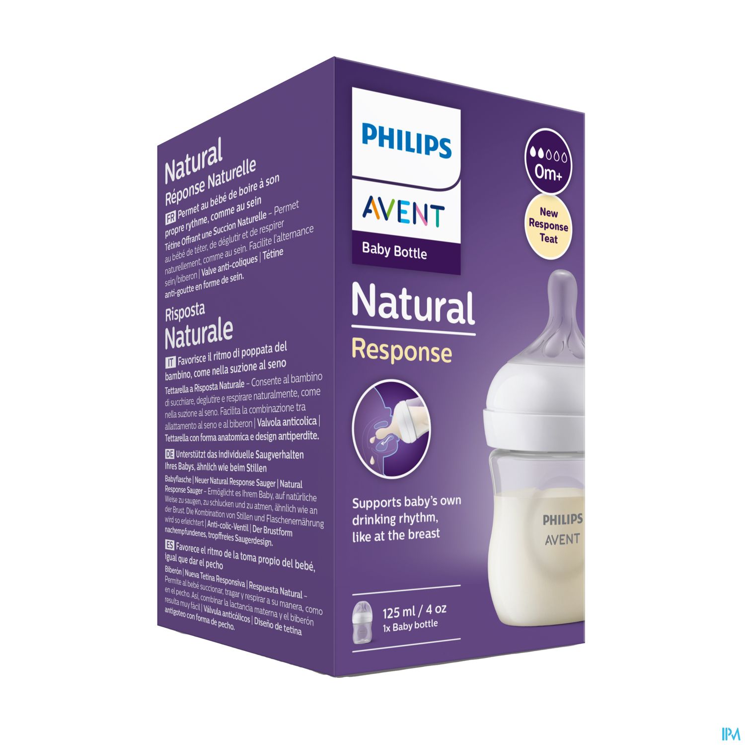 BIB AVENT NAT RESPONSE 125ML