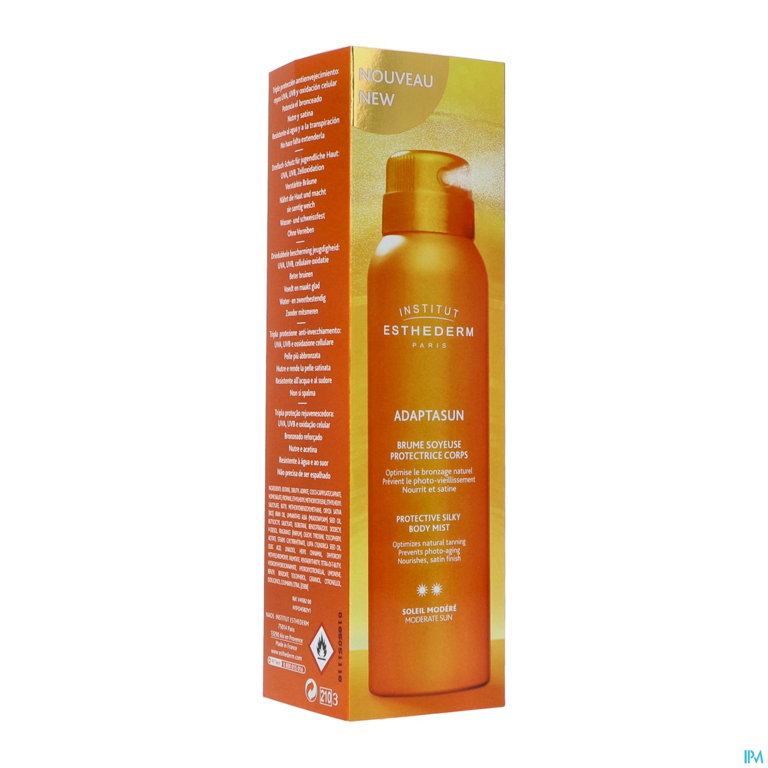 Esthederm Adaptasun Brume Soyeuse Corps Soleil Modere 150ml