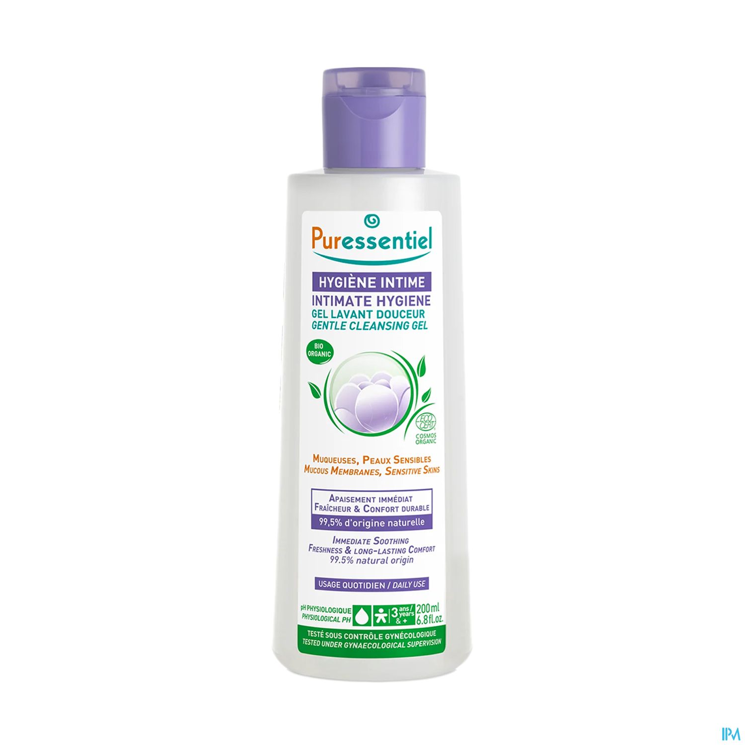 Puressentiel Gel Hygiene Intime Lavant Douceur Certifie Bio 200ml