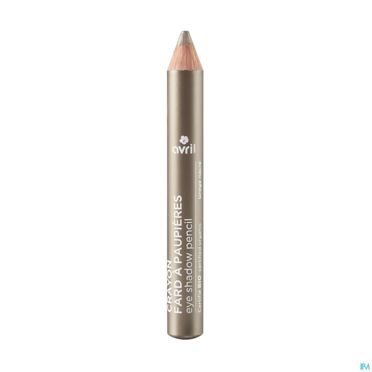 Avril Crayon Fard A Paupieres Grege Nacre Bio 2g