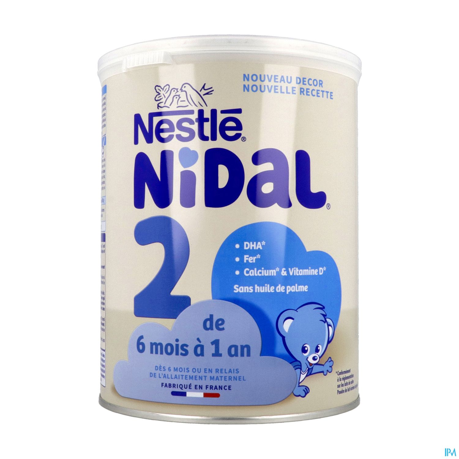 NIDAL-2 DES 6 MOIS LAIT PDR 800G