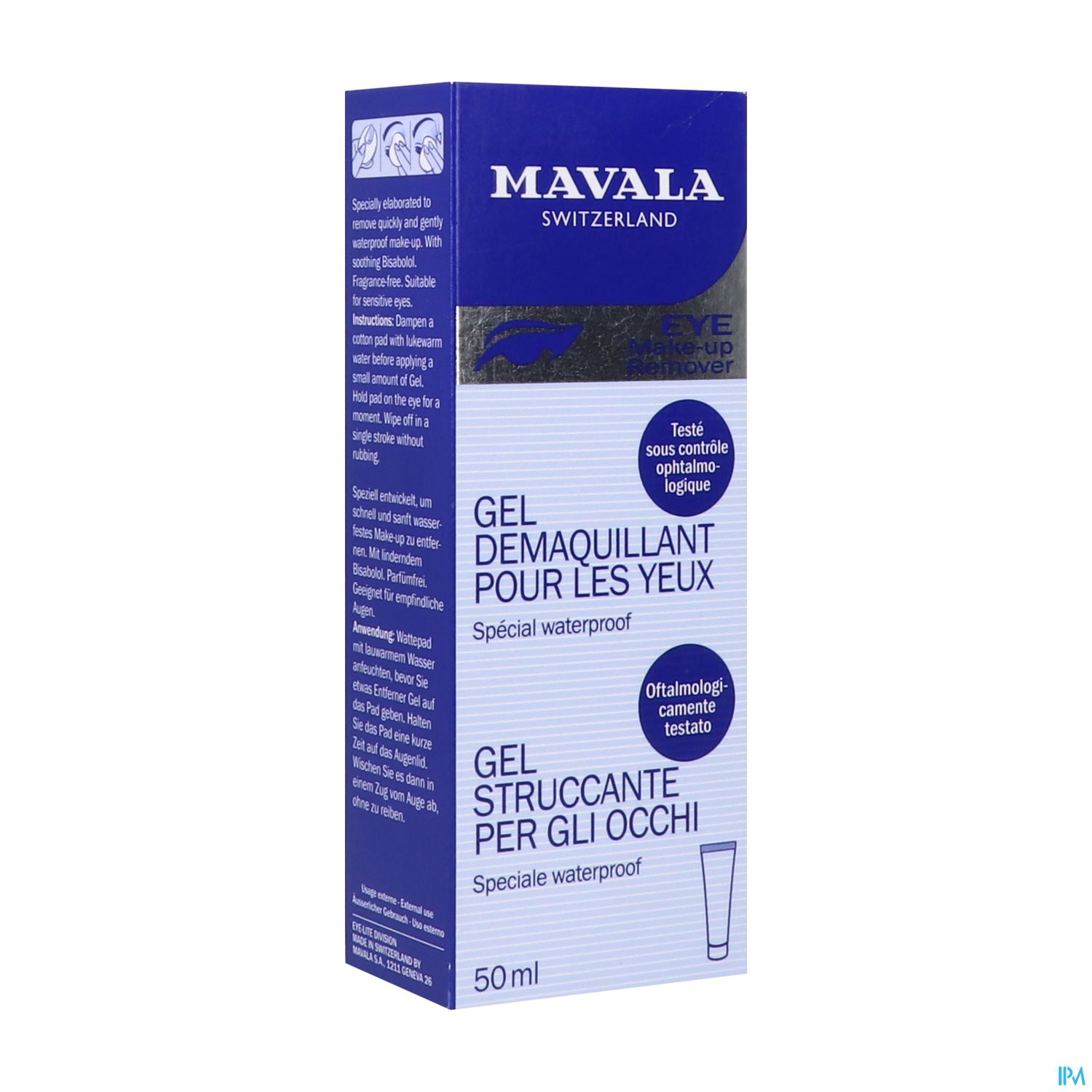 MAVALA GEL DEMAQ YEUX 50ML
