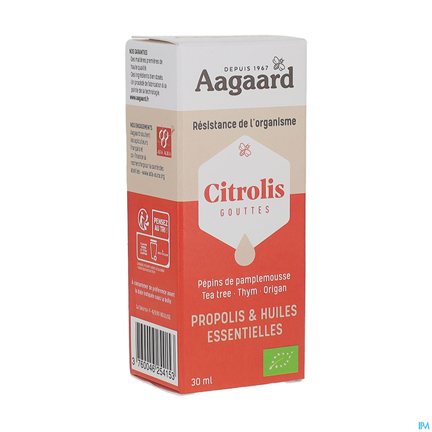 AAGAARD CITROLIS BIO 30ML