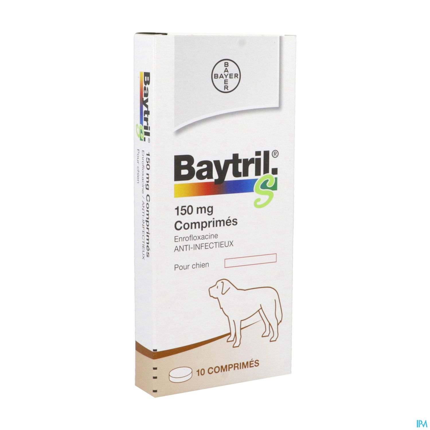 BAYTRIL SAVEUR CPR CHIEN150MG10