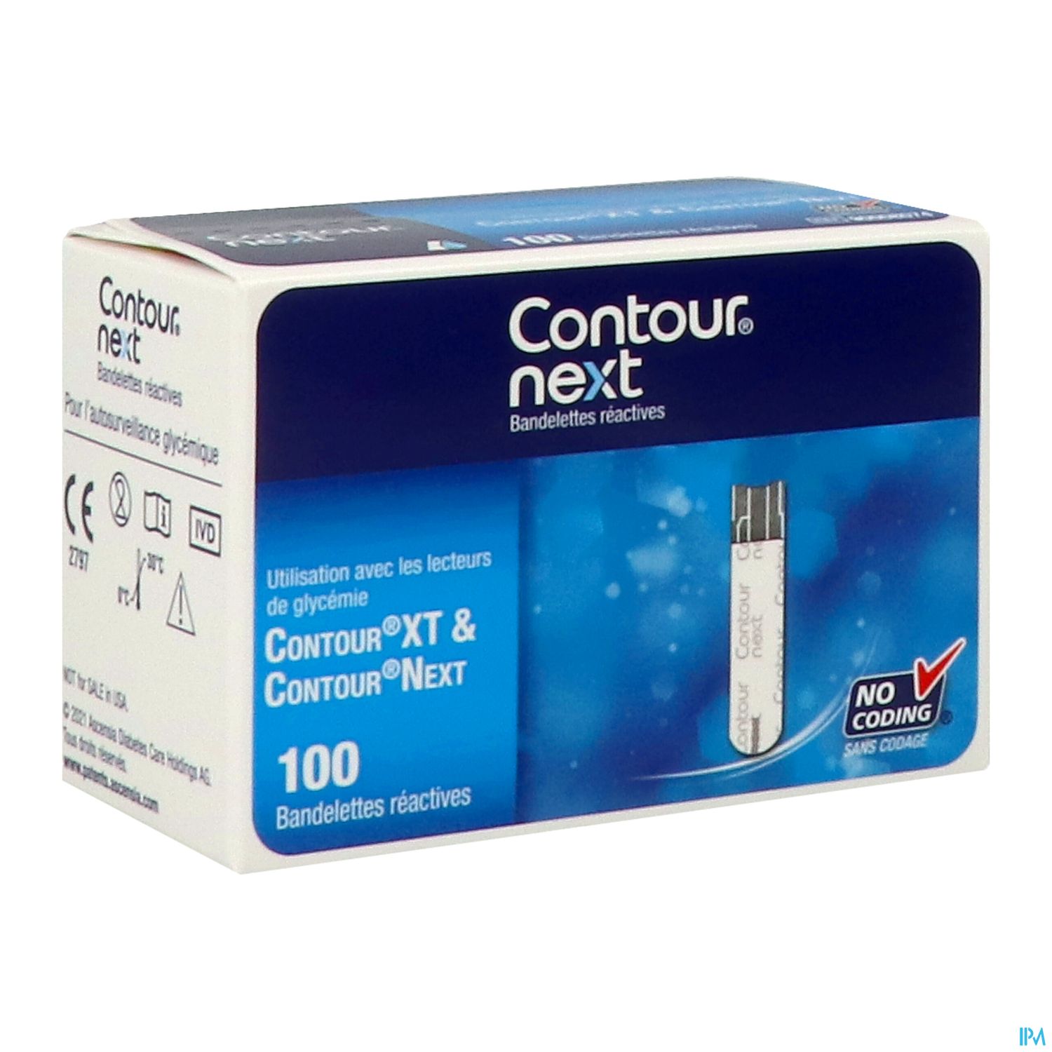 CONTOUR NEXT BANDELETTE 100 — Pharmacie Européenne 24/24 by Nexum