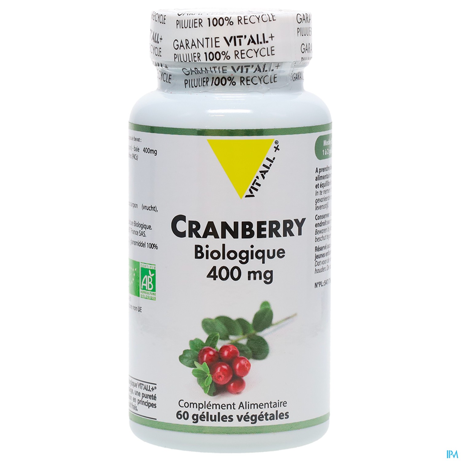 VIT ALL+ CRANBERRY EXT STD CAPS 60