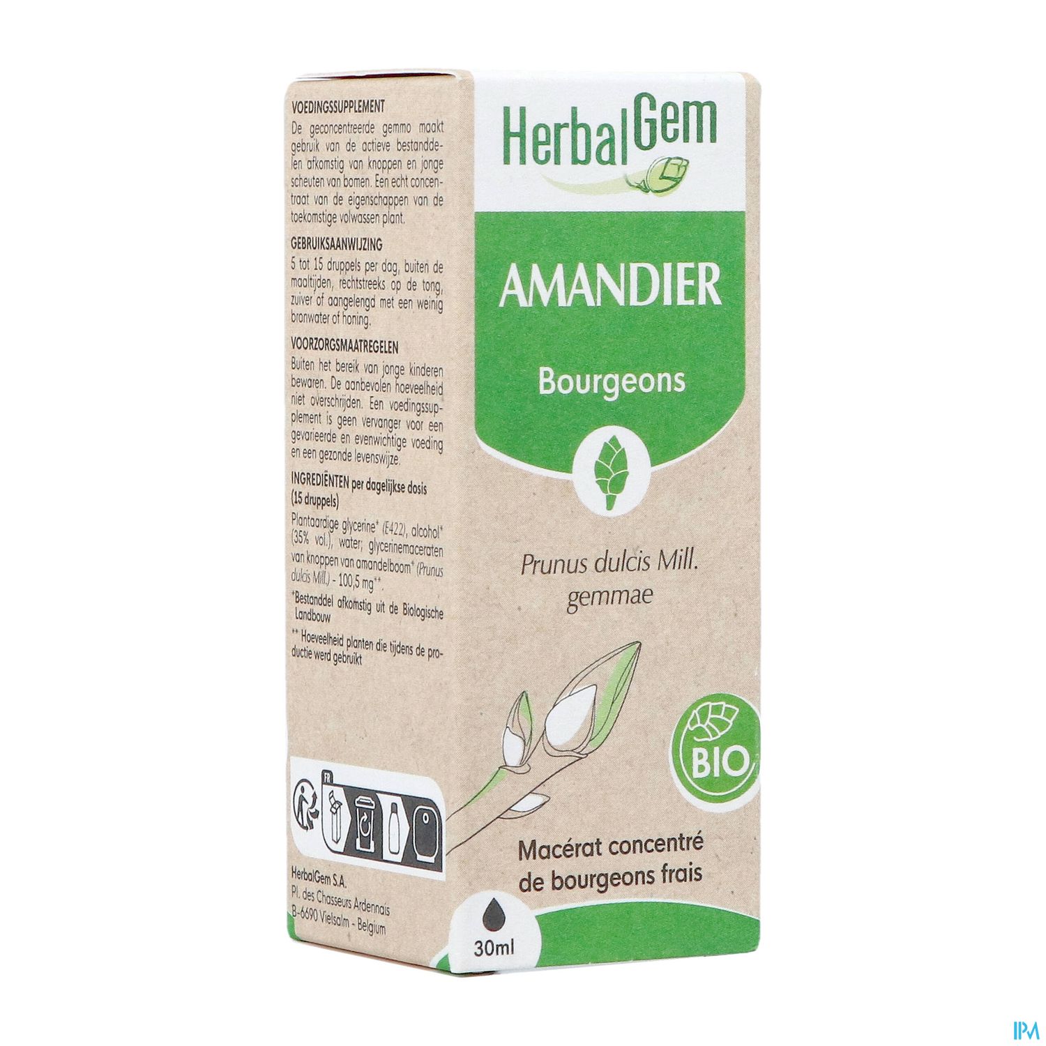 HERBALGEM MACER MER BIO AMAND 30ML