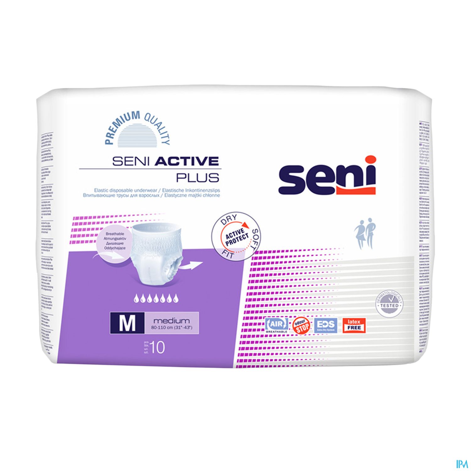 Seni Active Plus Slip Absorbant Medium 10