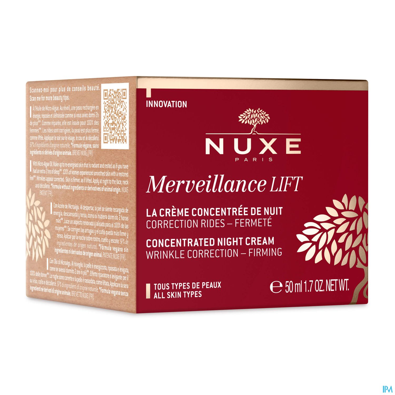 NUXE MERVEILLANCE LIFT NUIT 50ML