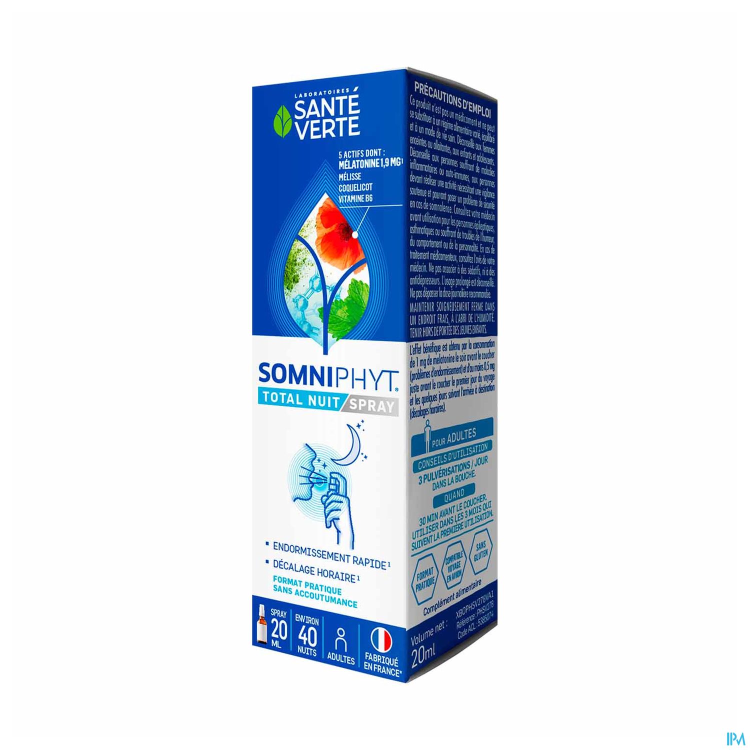 SOMNIPHYT30 MELATONINE SPR BUC20ML