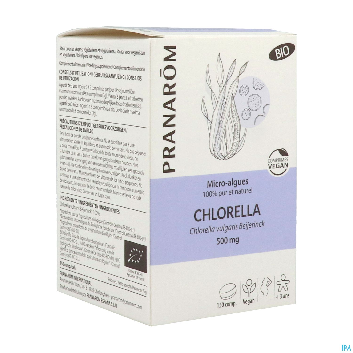 PRANAROM MICROALGUE SPIRULINE 150