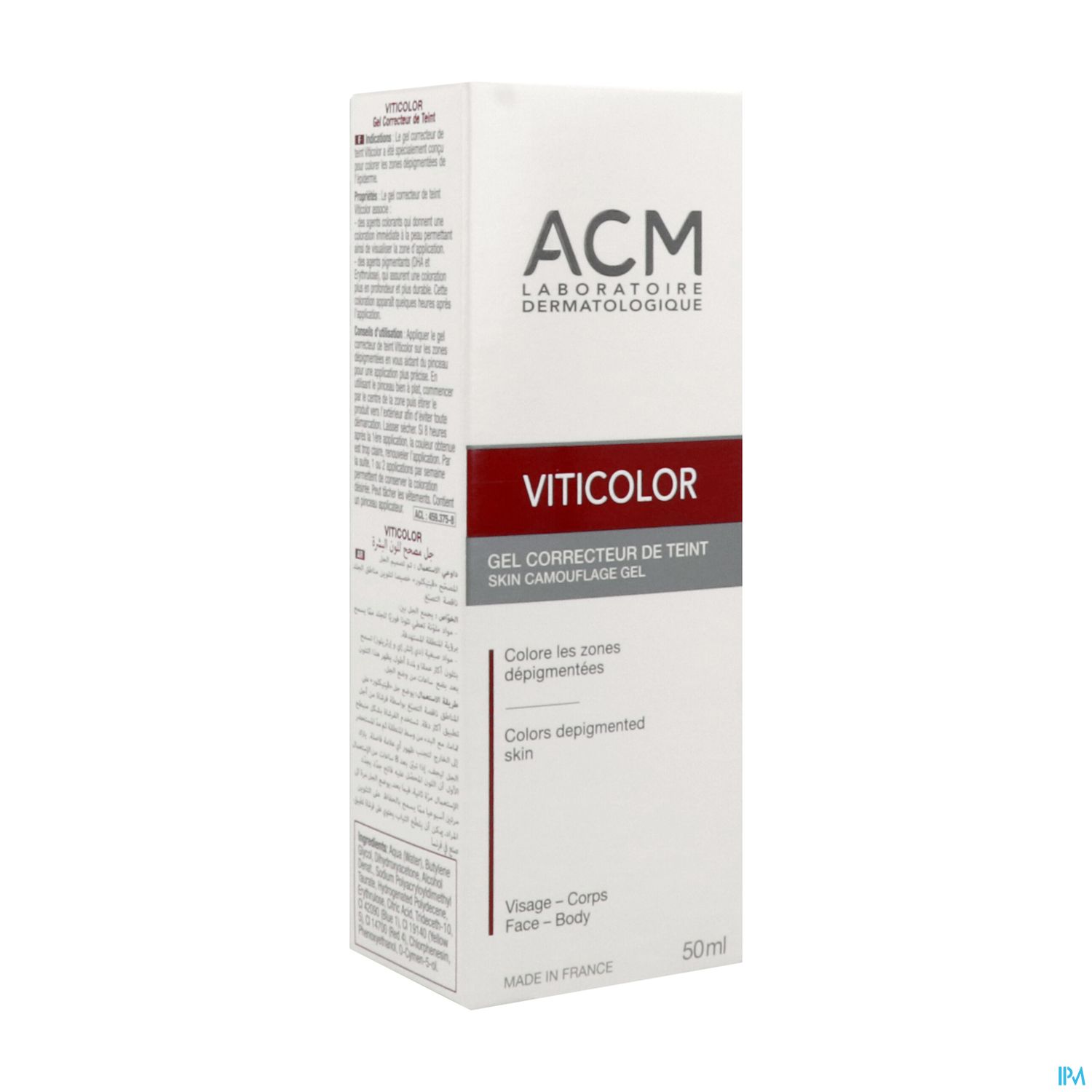 Viticolor Gel Correcteur De Teint 50ml
