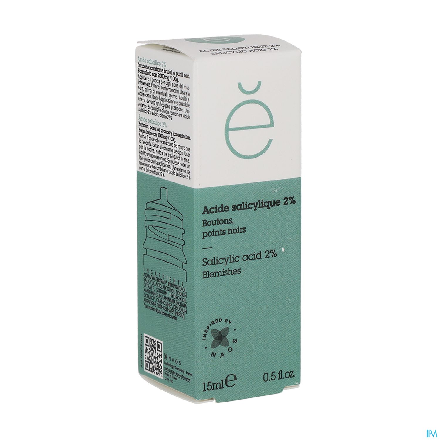 ETAT PUR A22 ACID SALICYLIQUE 15ML