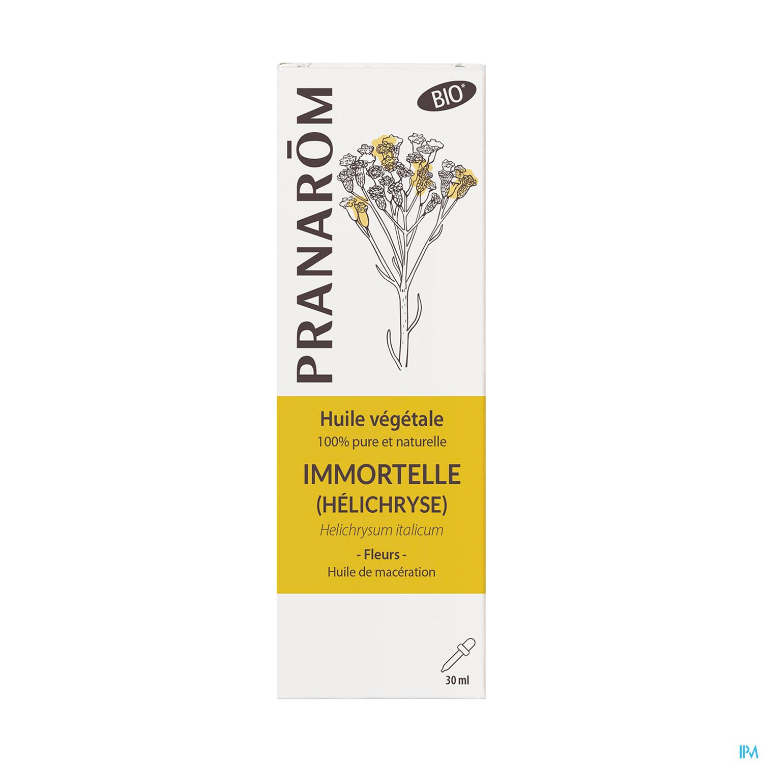 Pranarom Huile Vegetale Bio Immortelle 30ml