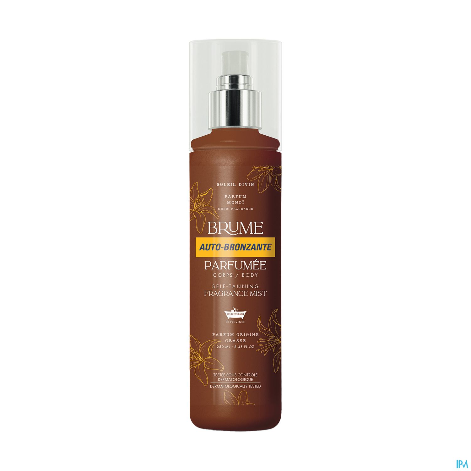 Les Petits Bains De Provence Brume Autobronzante Parfumee Soleil Divin Parfum Monoi 250ml