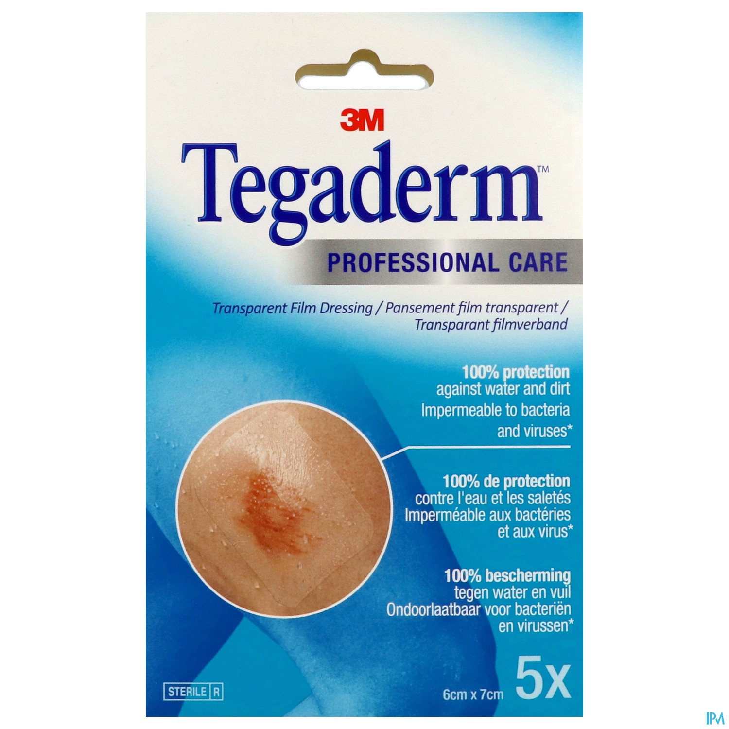 TEGADERM PANS ADH STER 6X7CM 5