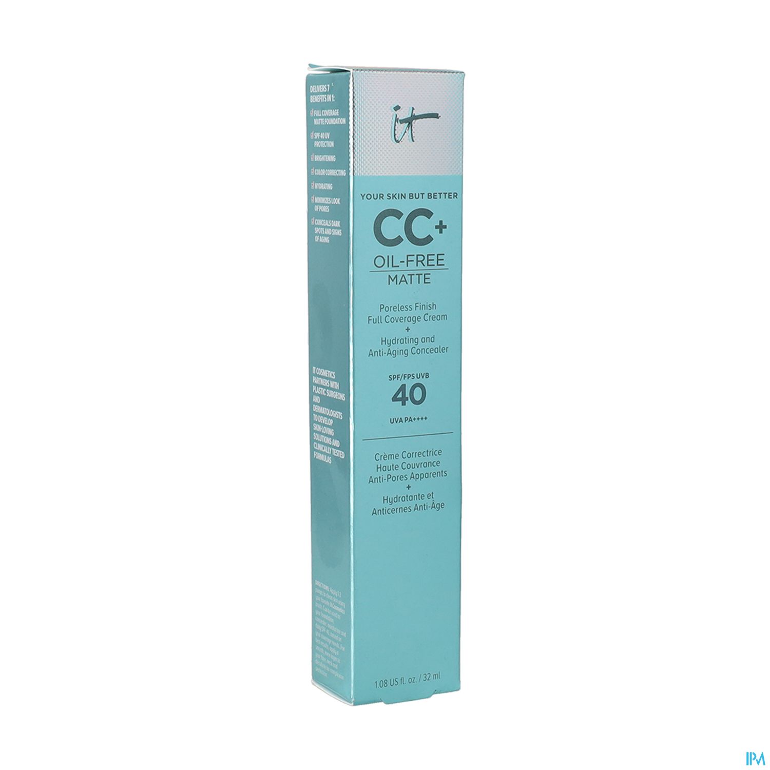 It Cosmetics Cc+ Cream Oilfree Matte Spf40 Medium Tan 32ml