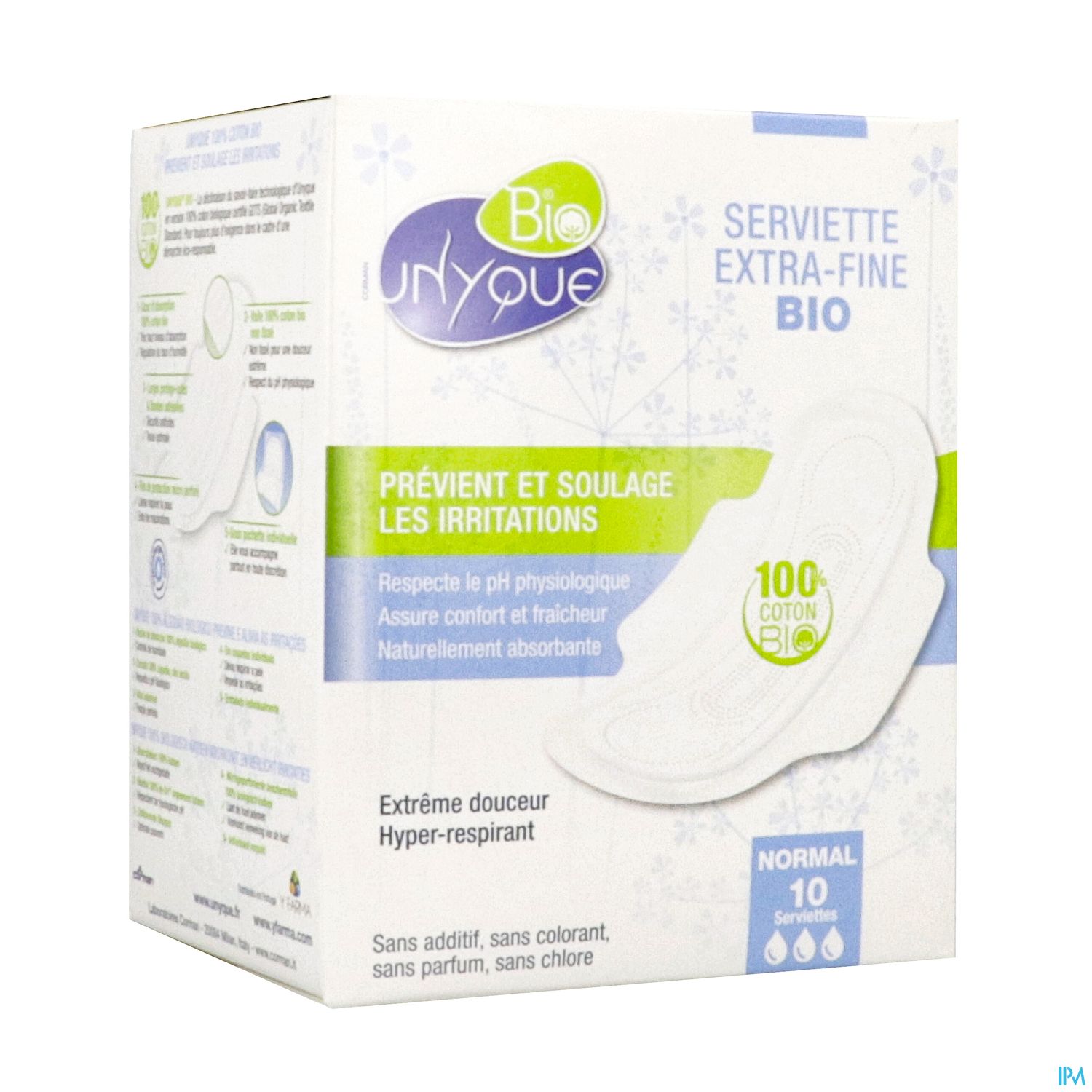 UNYQUE BIO SERV 100%COTON NORMAL10