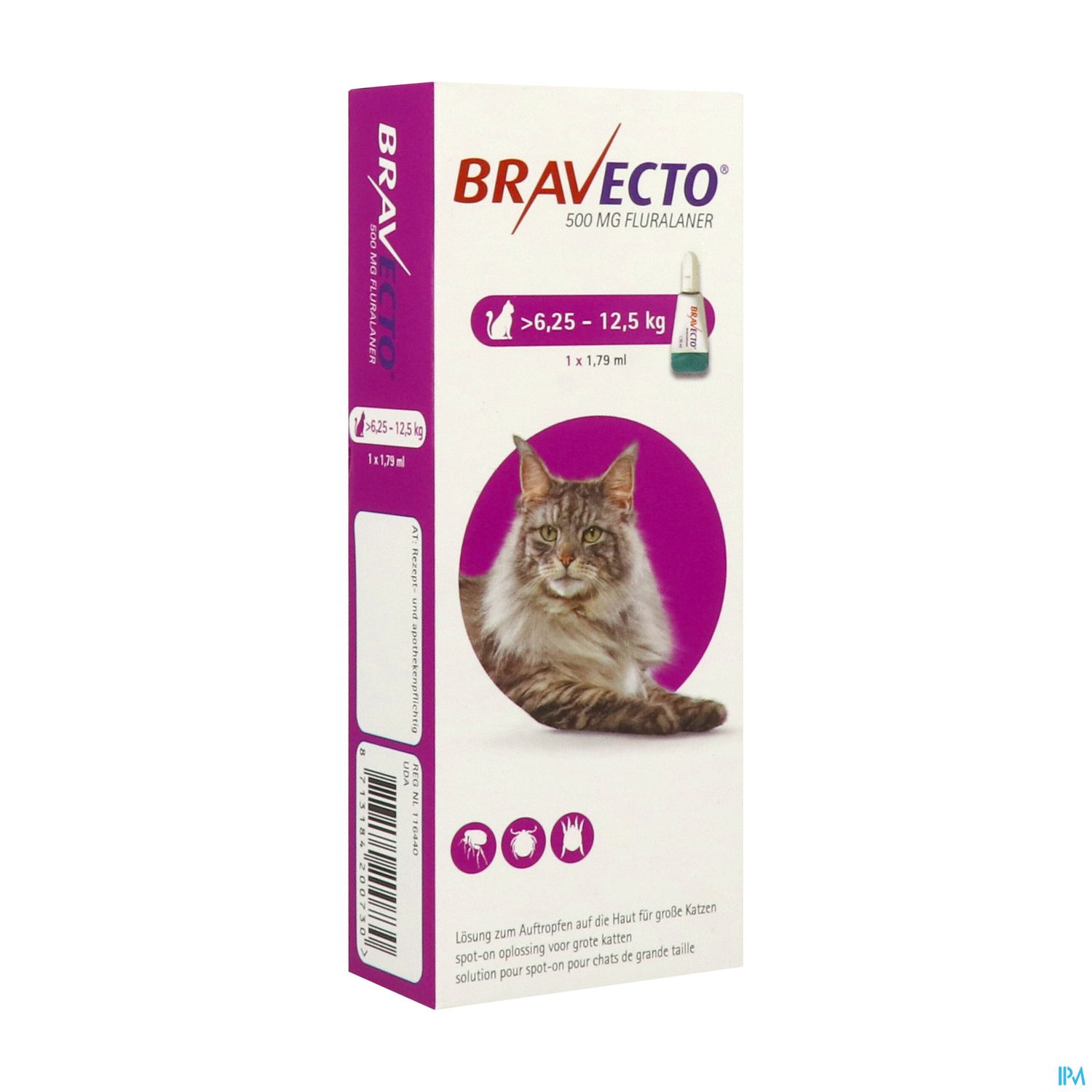 BRAVECTO SPOTON CT 6,25-12,5KGDOS1
