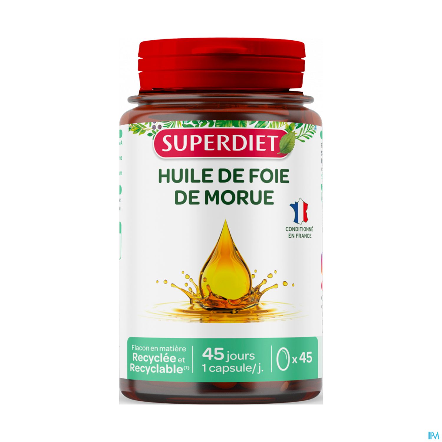 Superdiet Huile De Foie De Morue Capsule 45