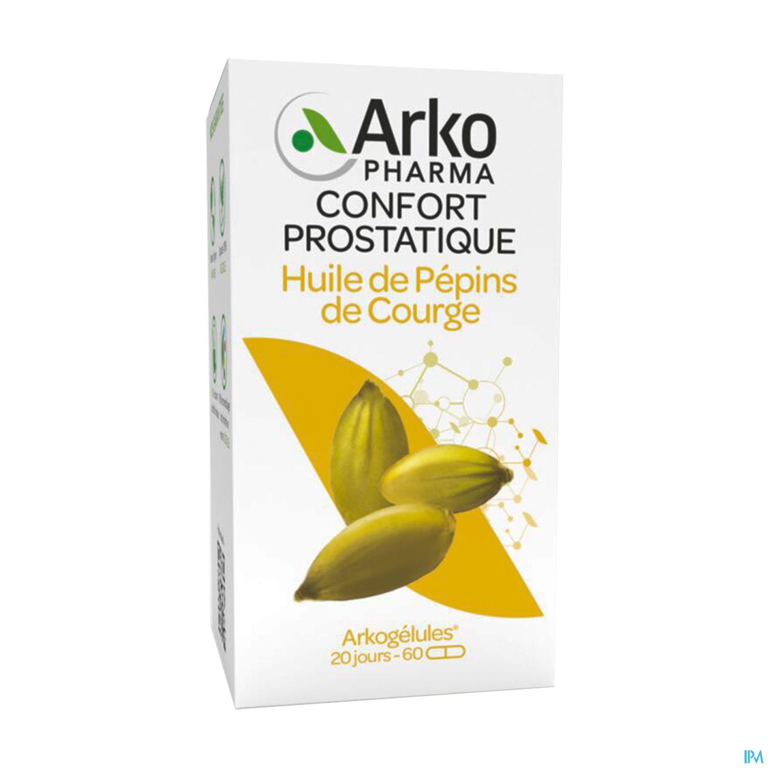 Arkopharma Arkogelules Huile Pepins De Courge Bio Gelule 60