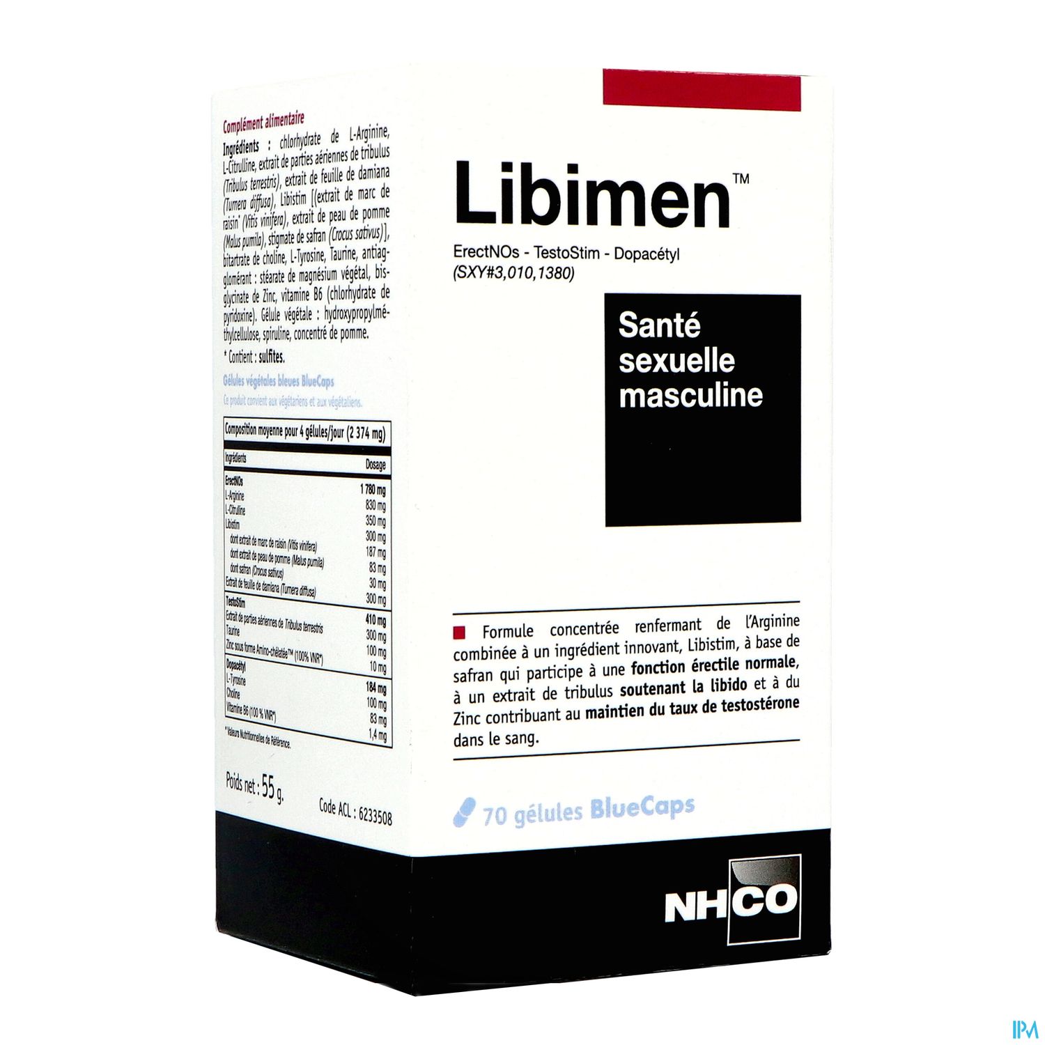 Nhco Libimen Sante Sexuelle Masculine Gelule 70