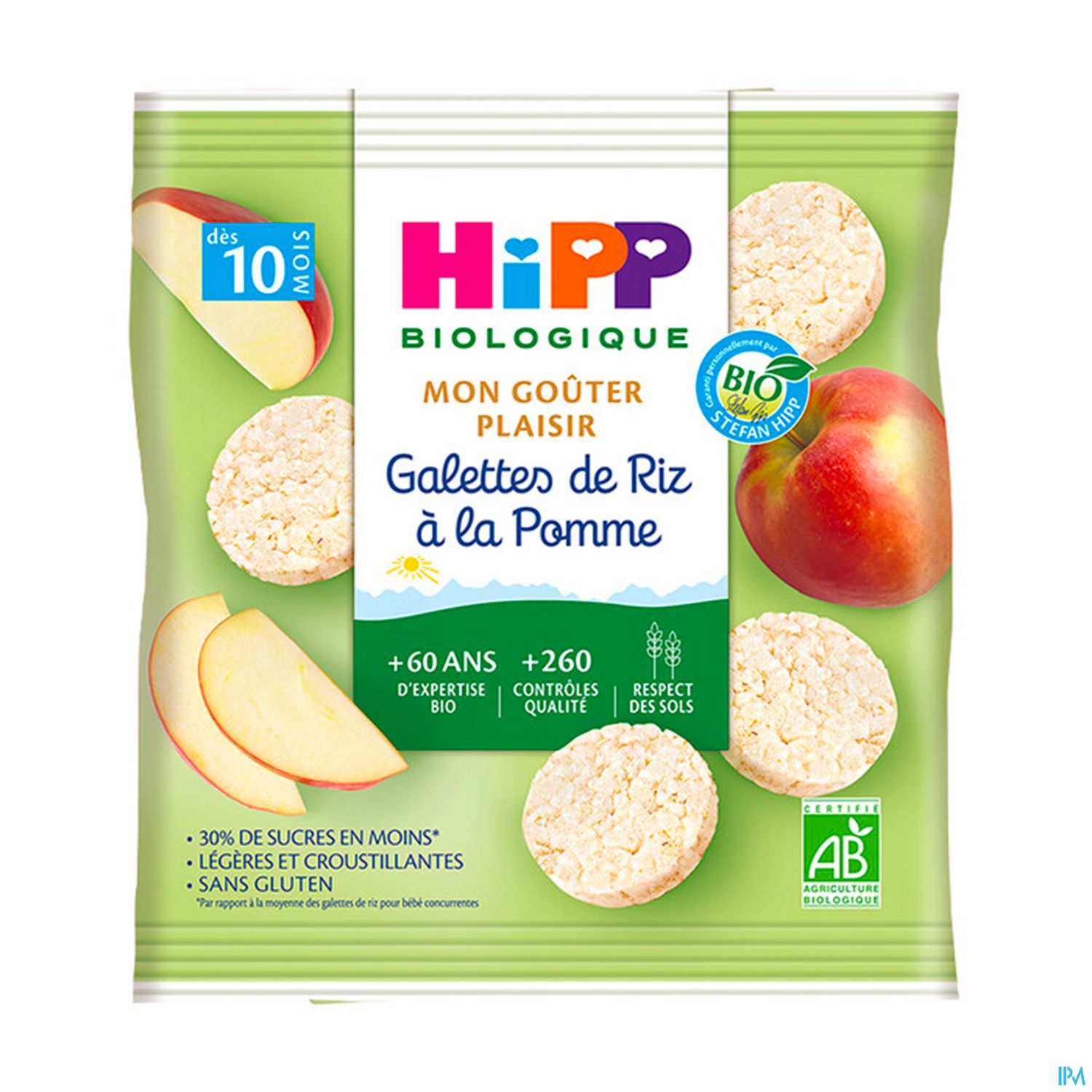 HIPP GALETTE RIZ POMME 30G