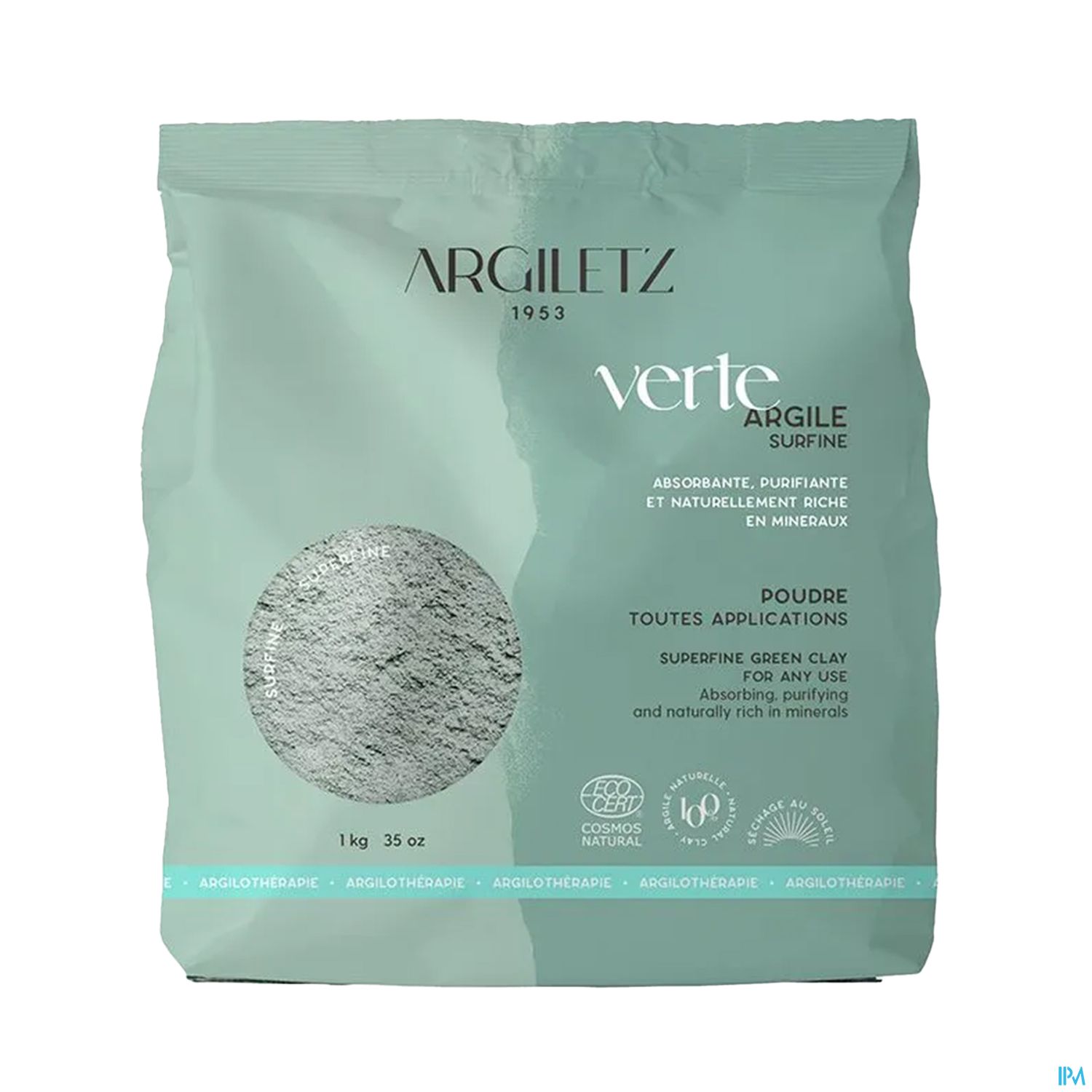 ARGILE VERT SURFIN ARGILETZ 1KG