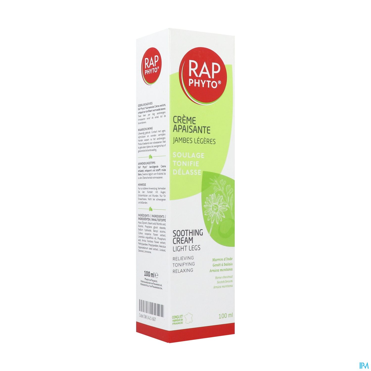 RAP PHYTO CR JBES LEGERES T/100ML