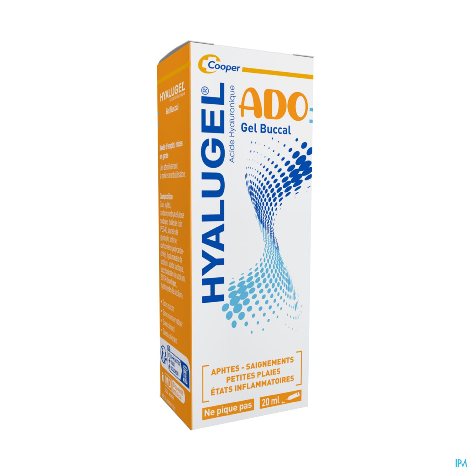 HYALUGEL ADO GEL BUCCAL TUB 20ML