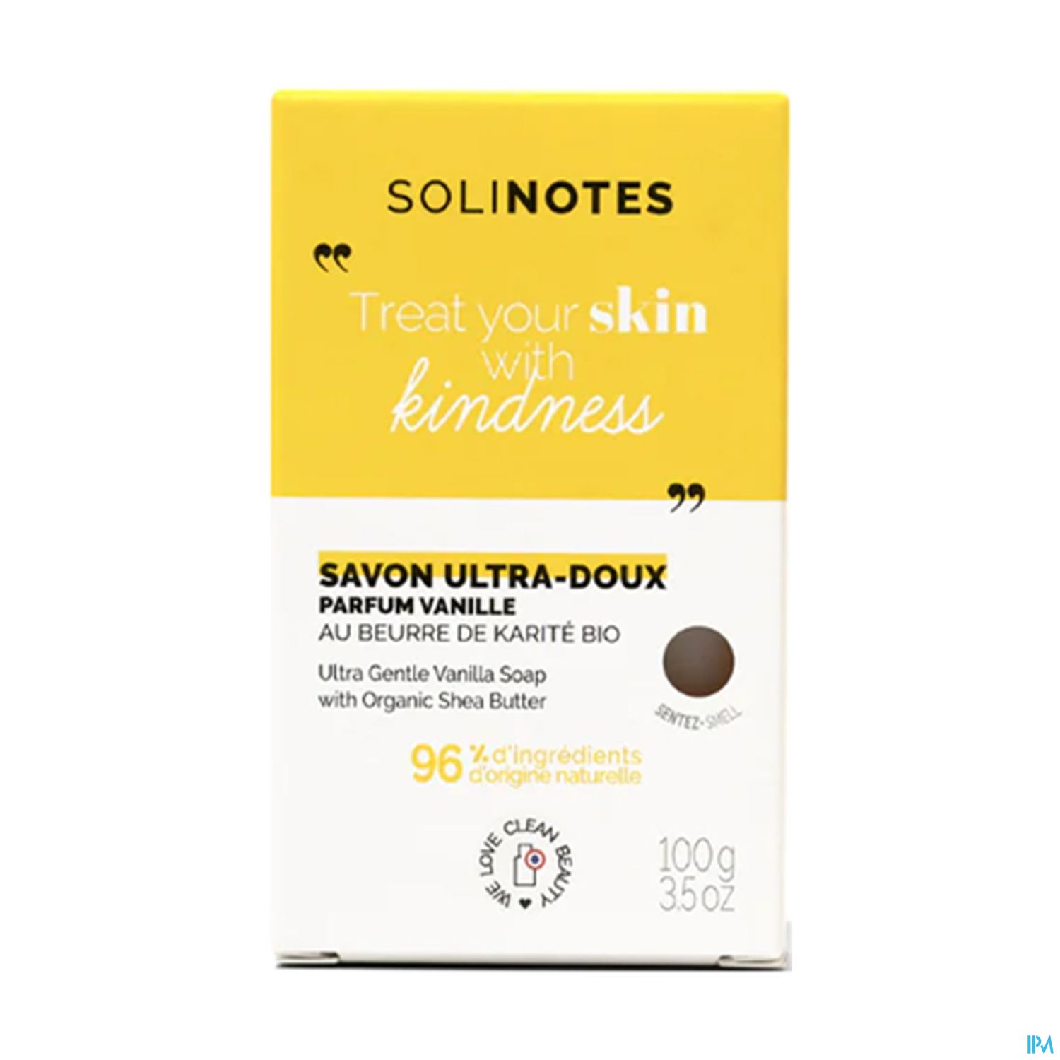 Solinotes Savon Solide Vanille 100g