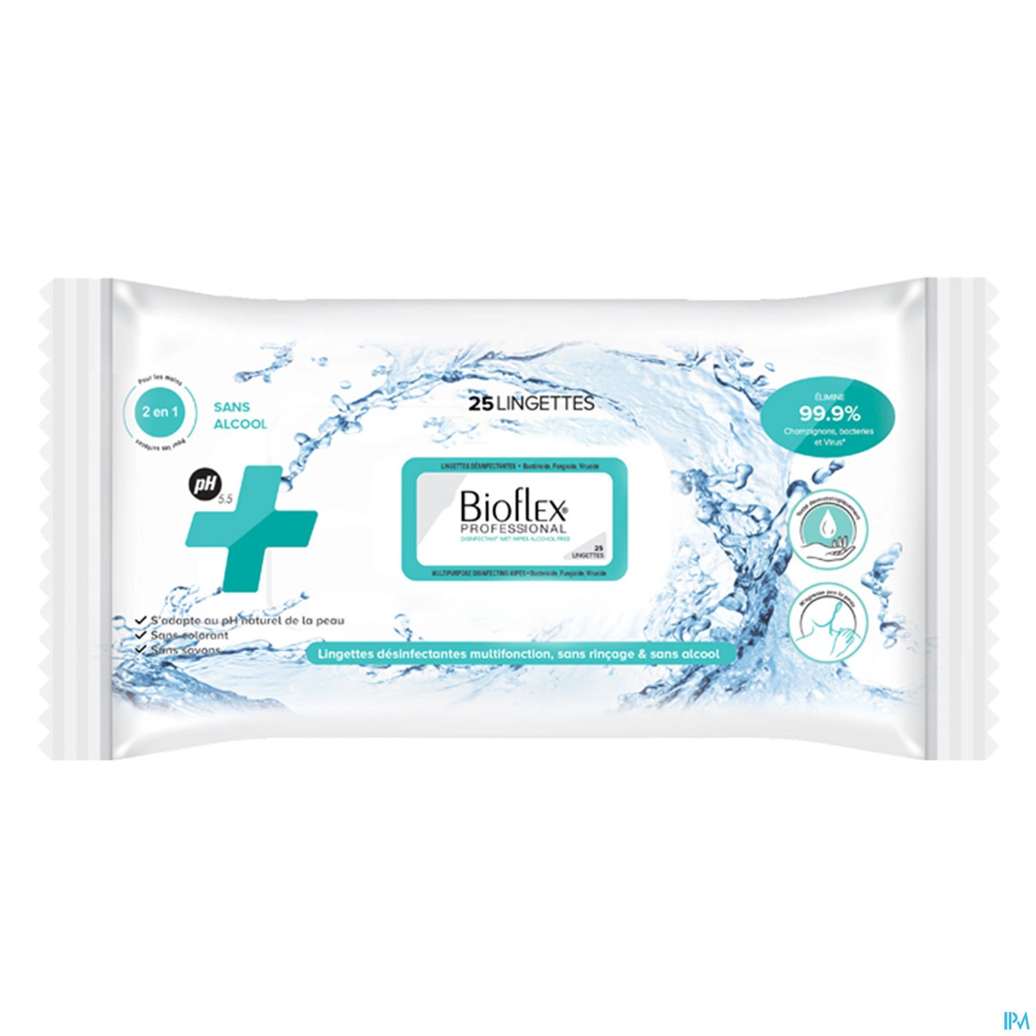 BIOFLEX LINGETTE DESINFECTANTE 120