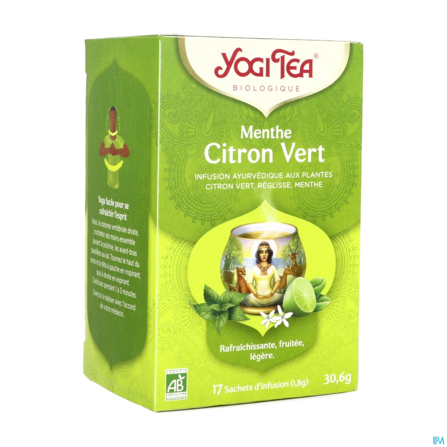 YOGI TEA MENTH CITRON VERT SACH 17