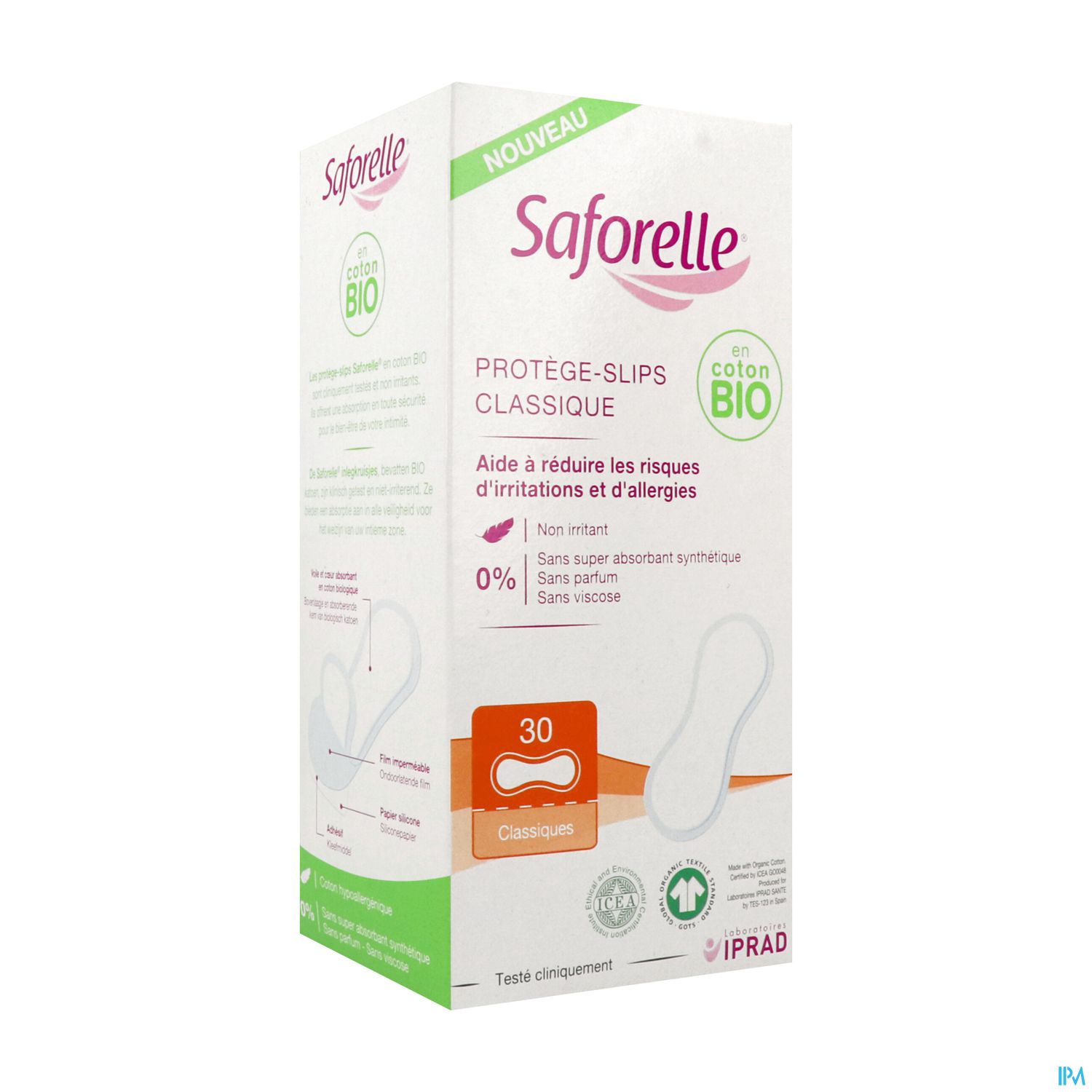 SAFORELLE PROT SLIP CLASSIQUE 30