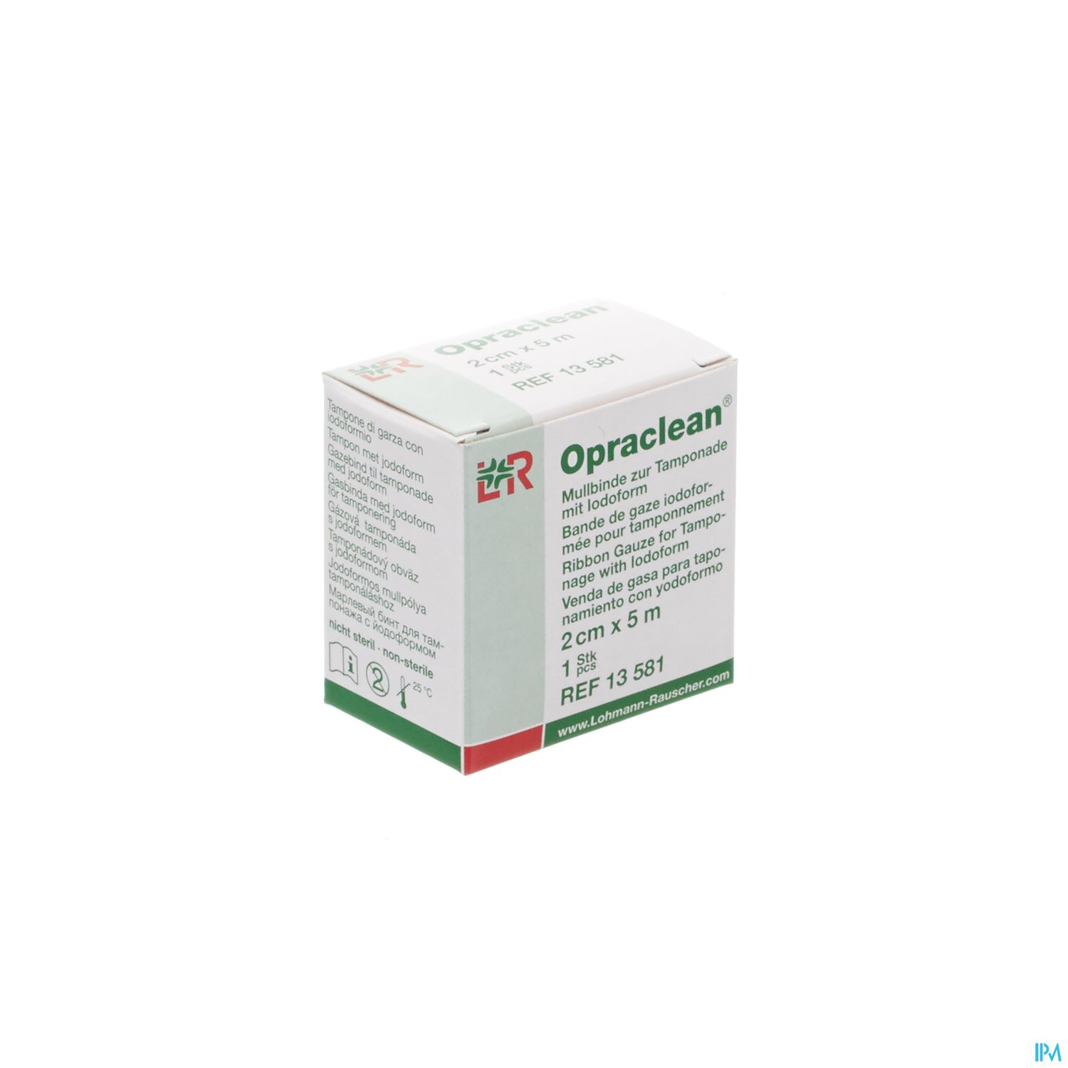 Opraclean Meche De Gaze Iodoformee 5m X 2cm