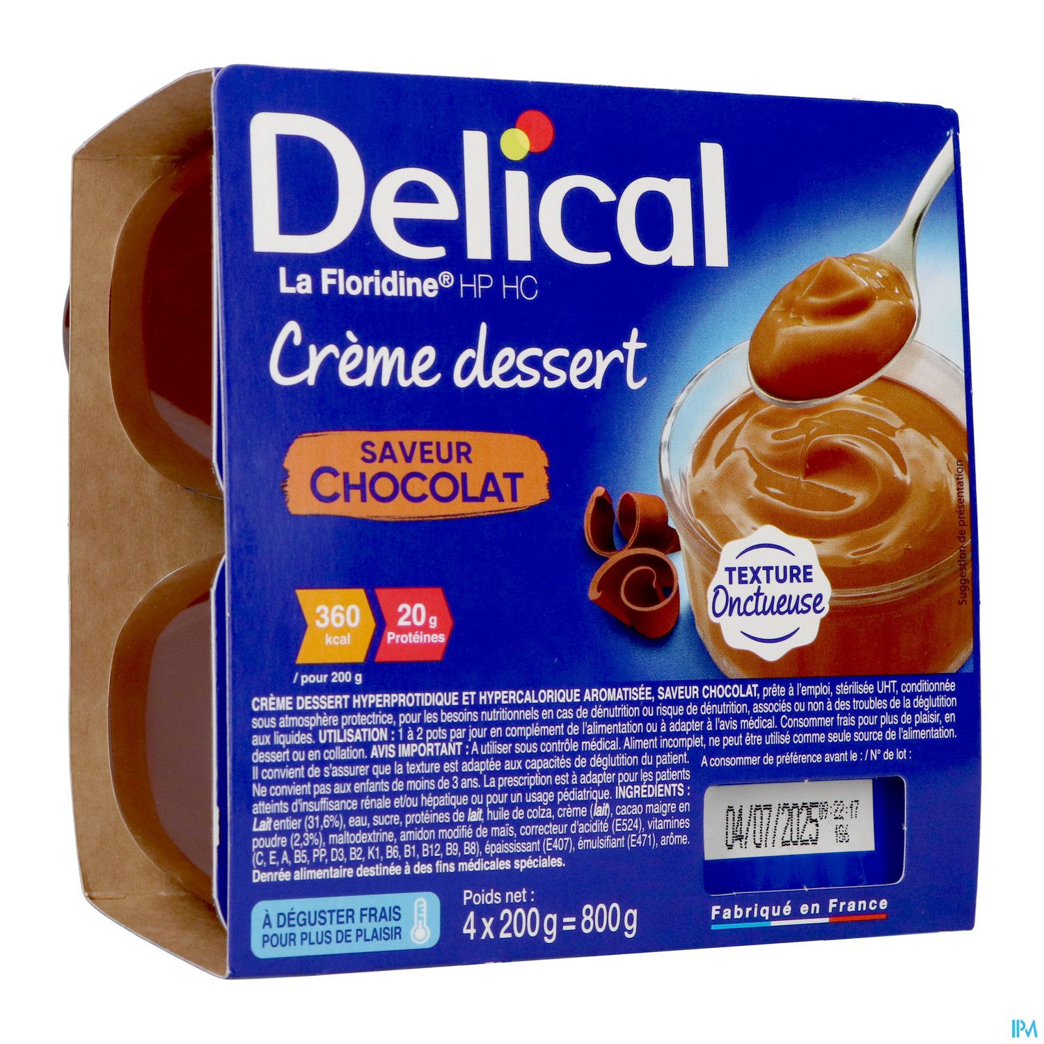 DELICAL FLORID CR HPHC CHOCO 200X4 — Pharmacie Européenne 24/24 by Nexum