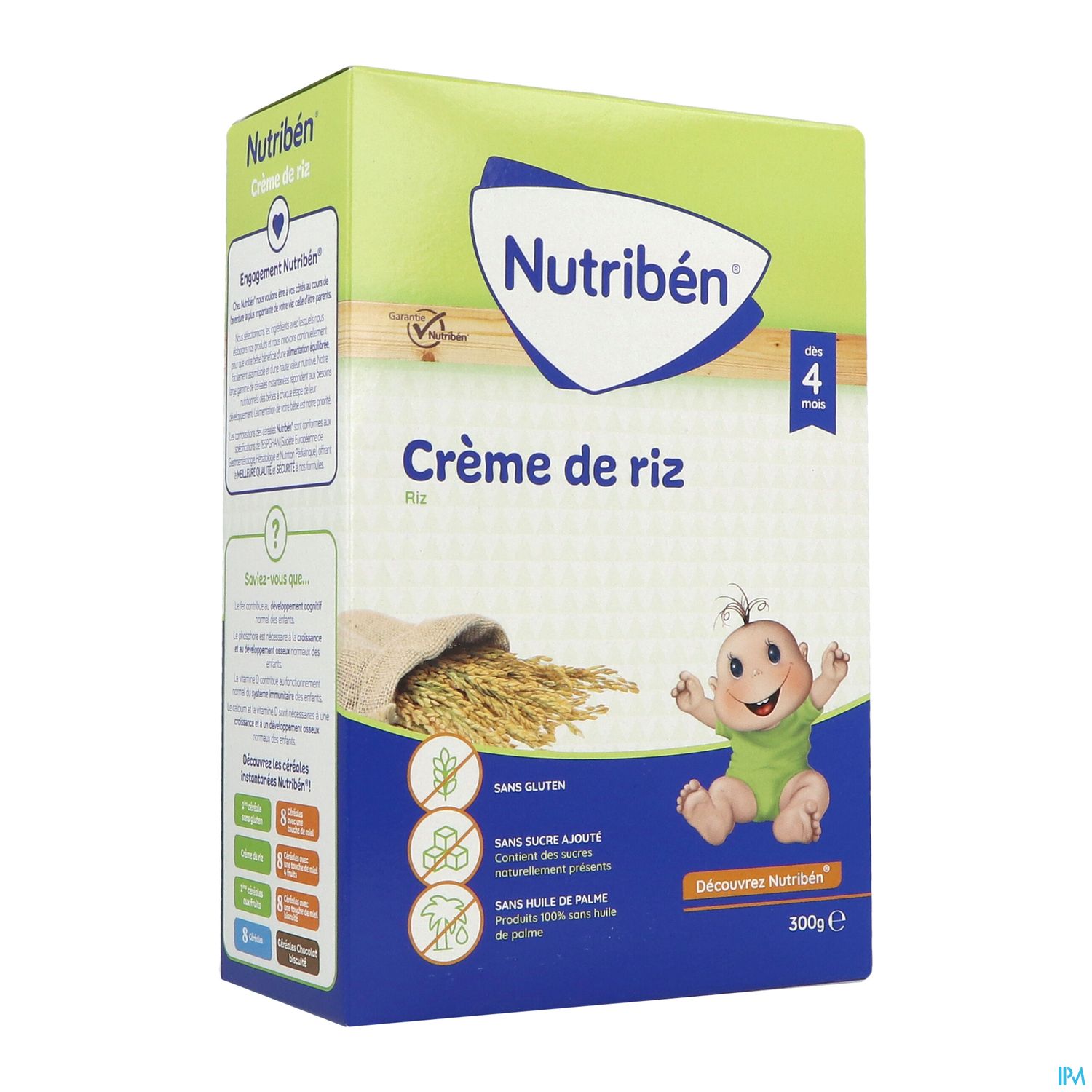 NUTRIBEN CREME RIZ S/GLUTEN300G