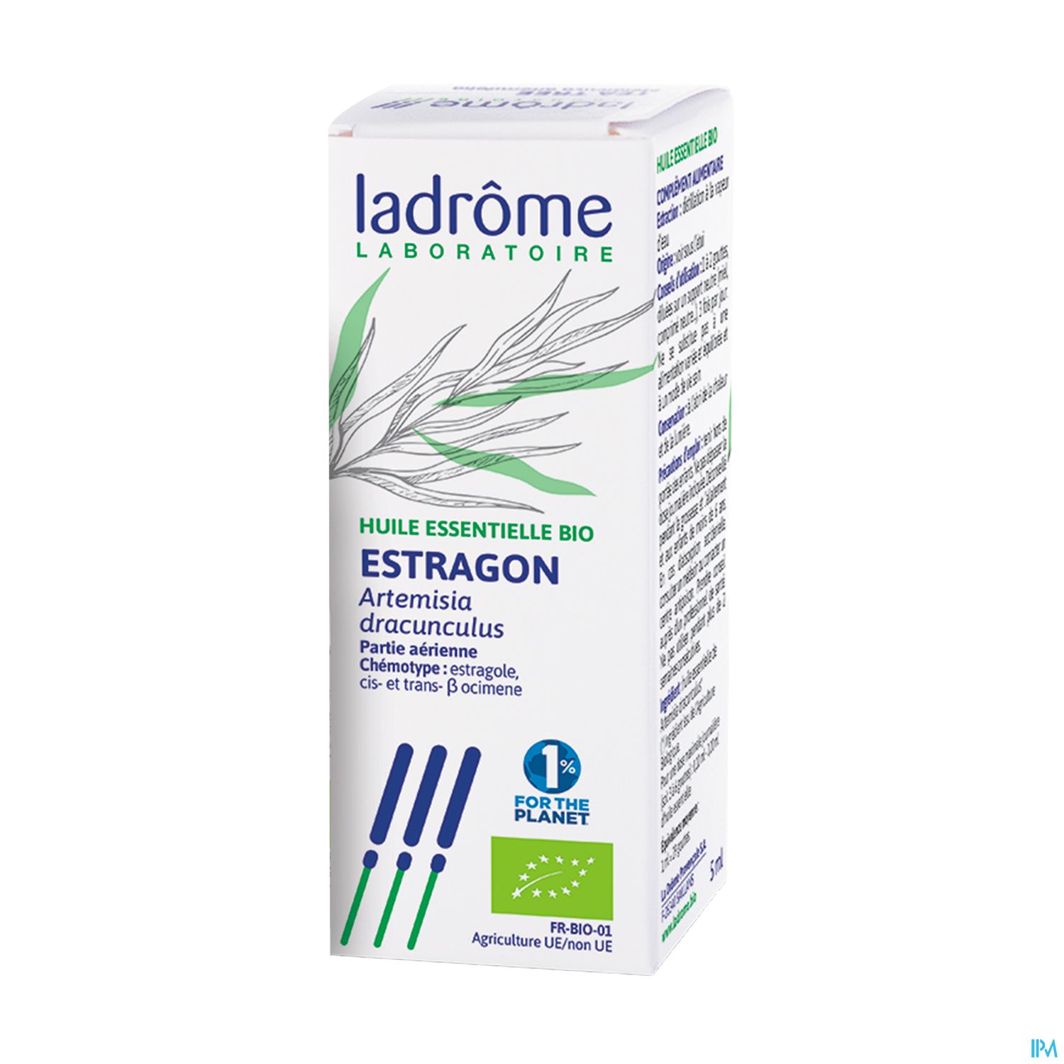 Ladrome Huile Essentielle Estragon Bio 5ml